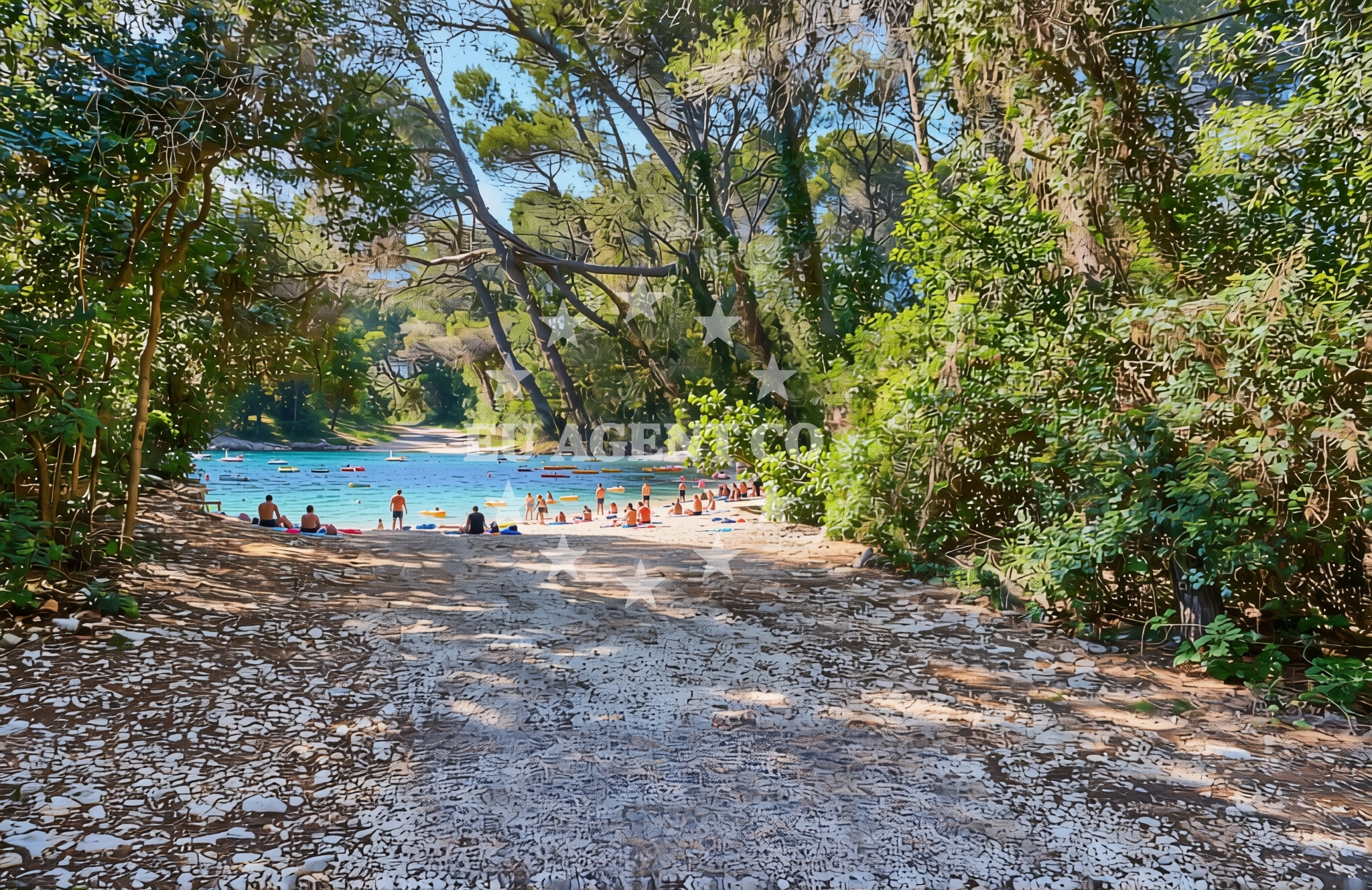 Additional view of Jarovica beach in Peruski 497, Peruški