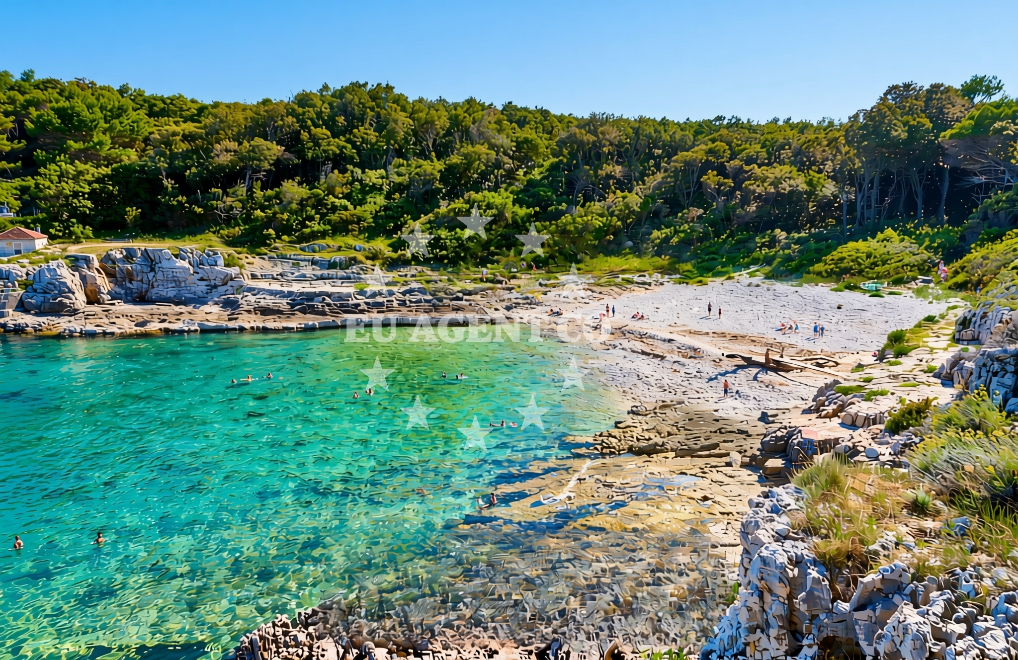 Additional view of Jarovica beach in Peruski 497, Peruški