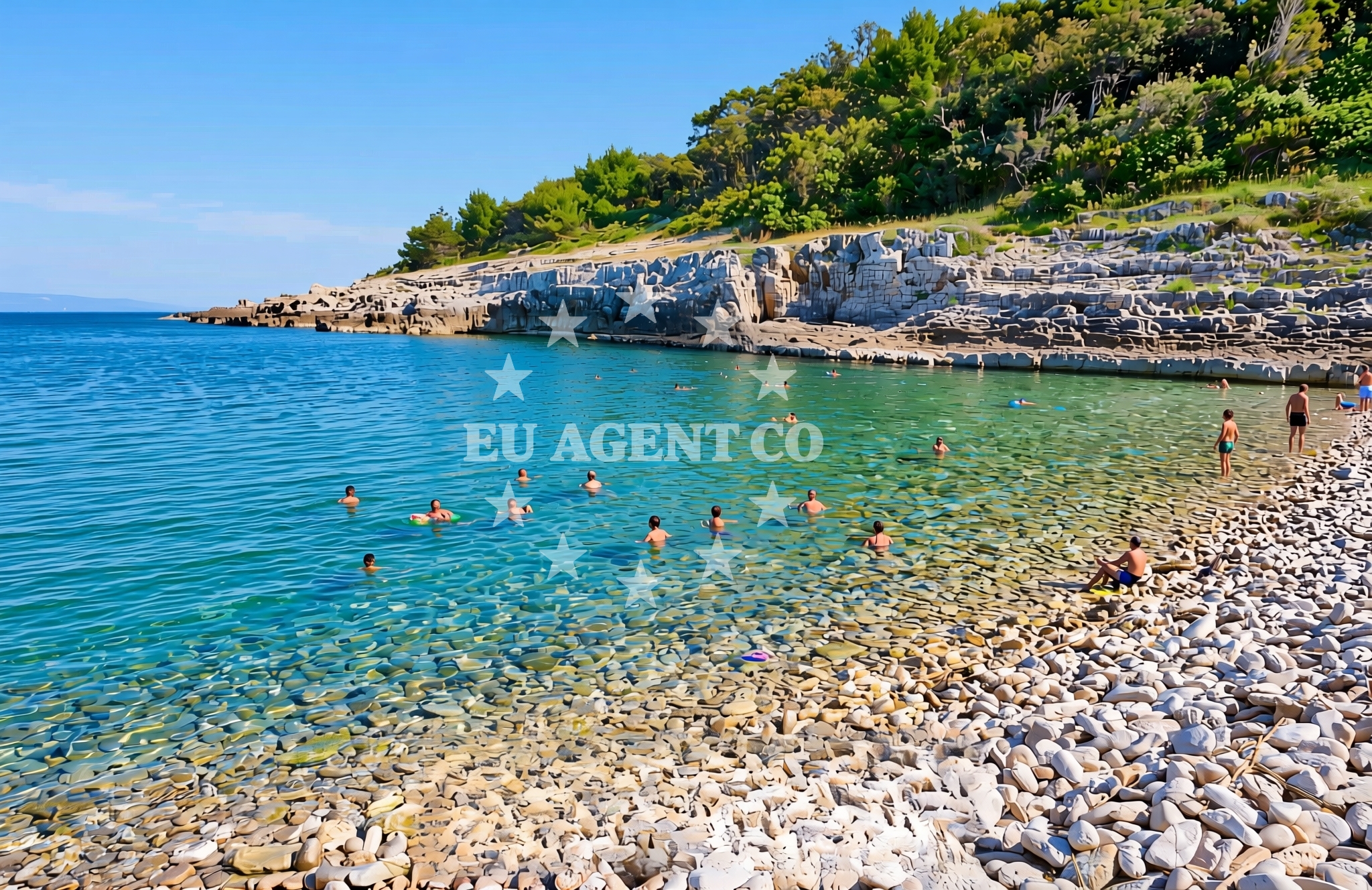 Additional view of Jarovica beach in Peruski 497, Peruški
