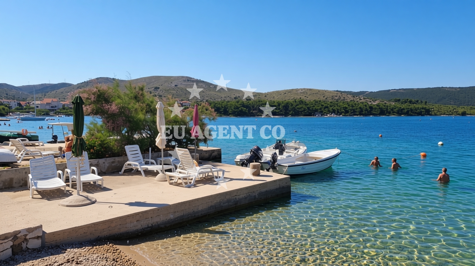 Additional view of Jasenovo beach in 67c Jasenovo Appartement Nr 9, Šibenik