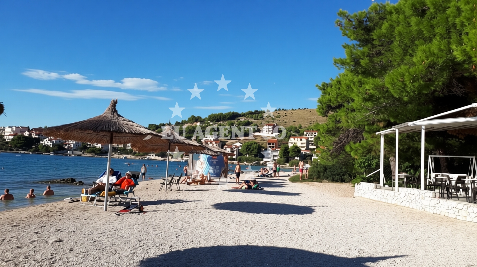 Additional view of Jasenovo beach in 67c Jasenovo Appartement Nr 9, Šibenik