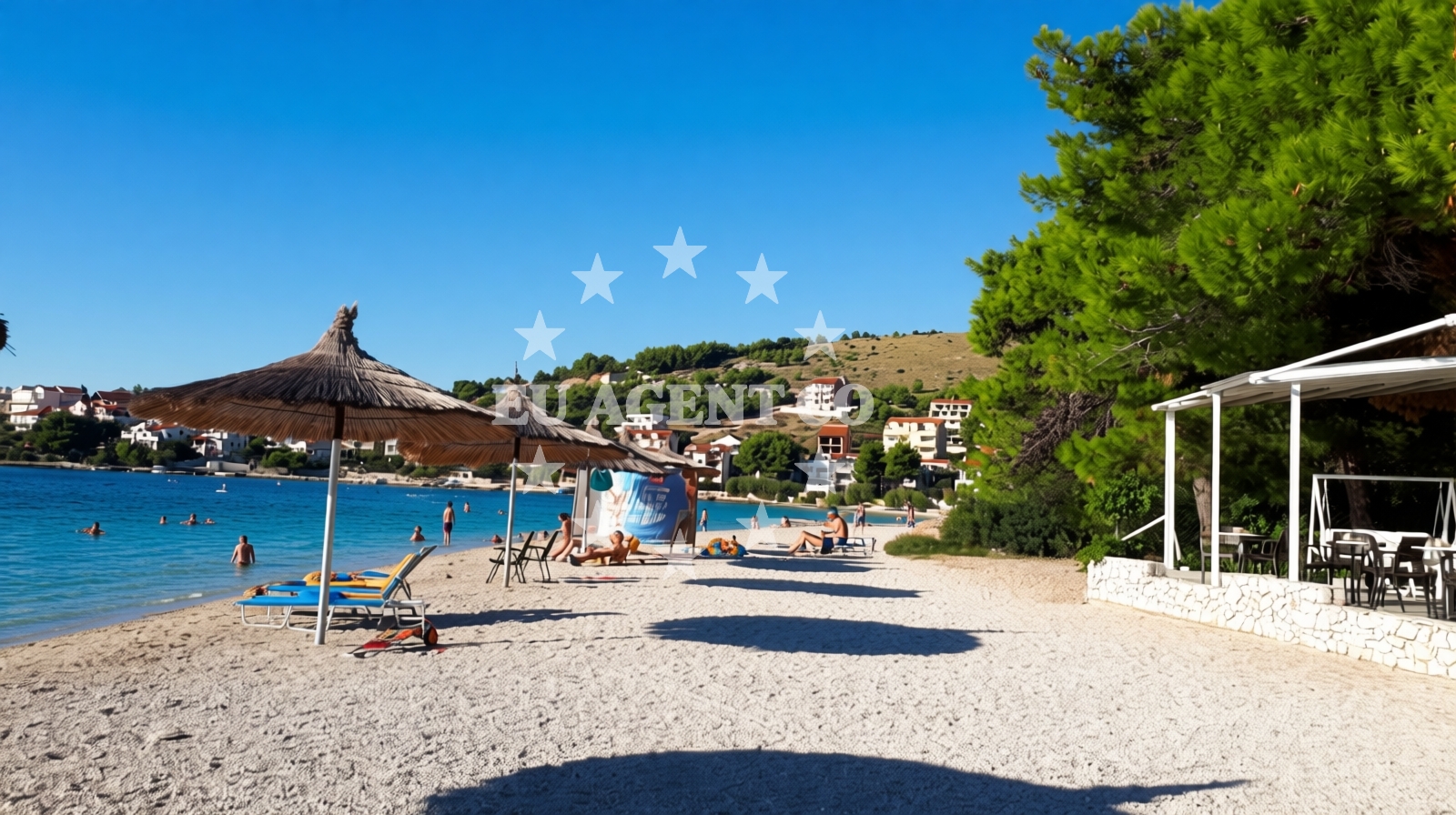 Additional view of Jasenovo beach in 67c Jasenovo Appartement Nr 9, Šibenik
