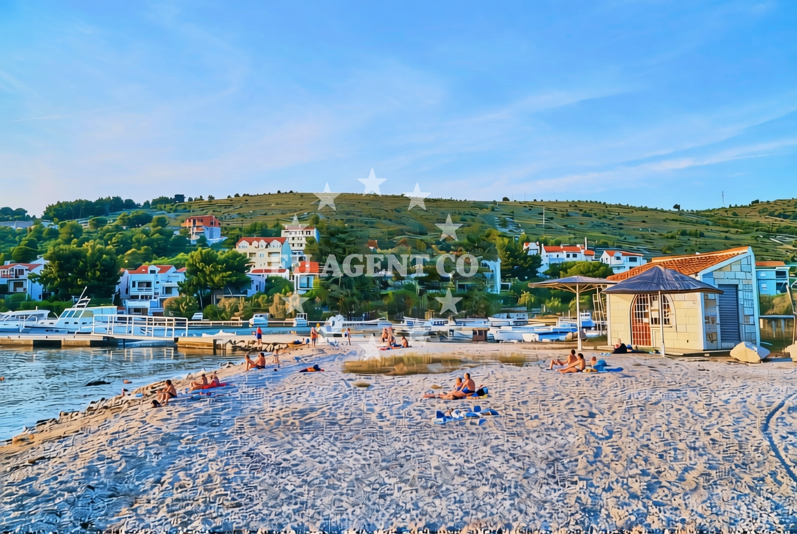 Additional view of Jasenovo beach in 67c Jasenovo Appartement Nr 9, Šibenik