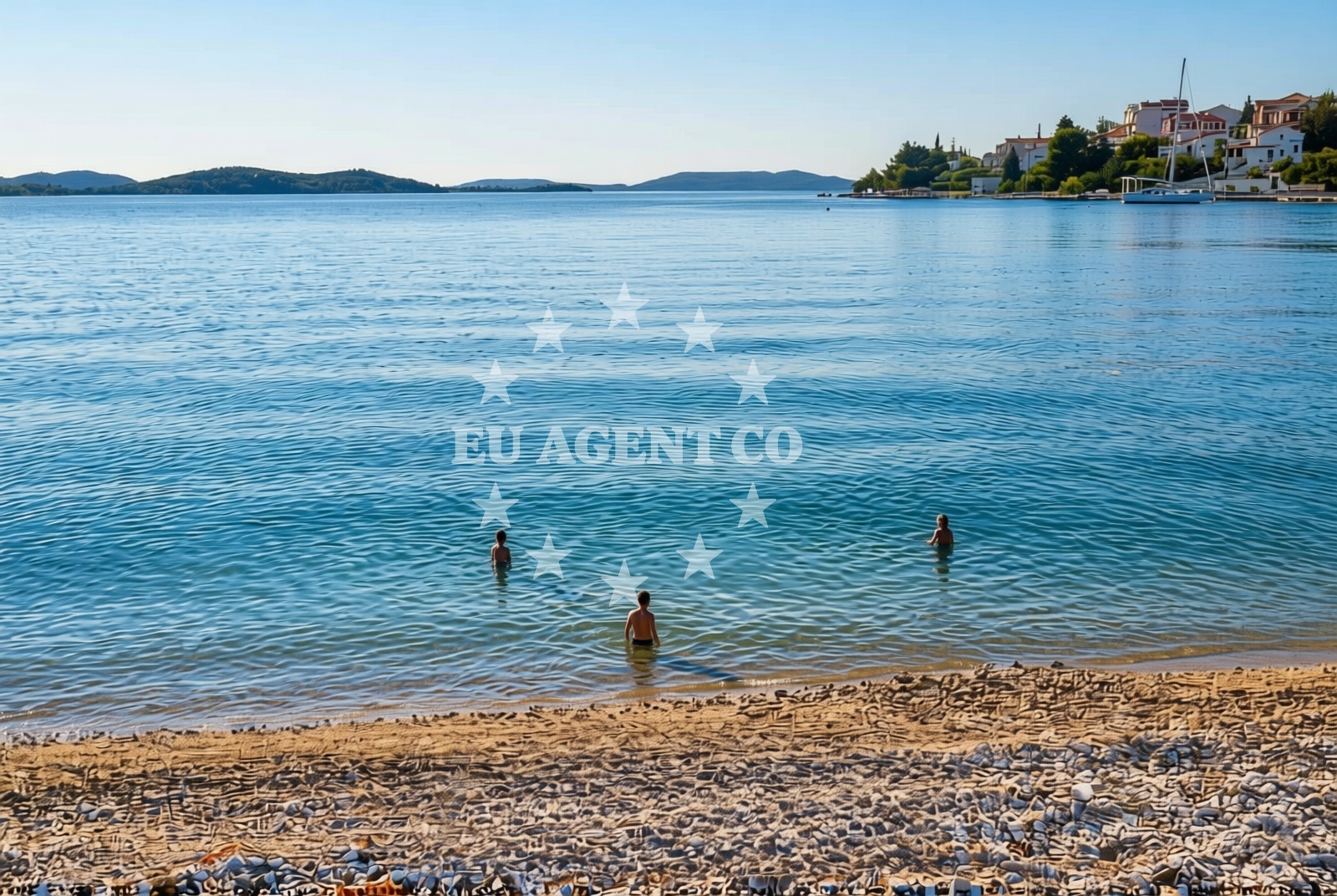 Additional view of Jasenovo beach in 67c Jasenovo Appartement Nr 9, Šibenik