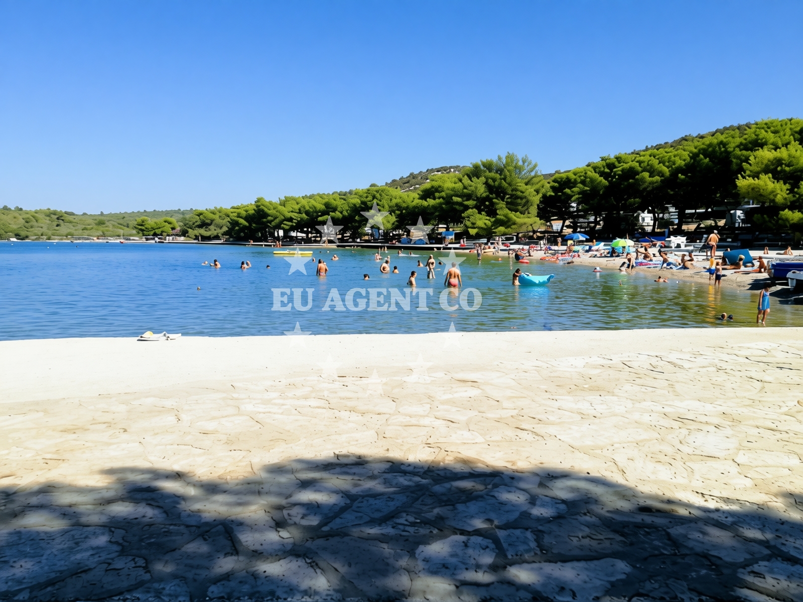 Additional view of Jazina beach in Put Jazine 269 Stan, Tisno