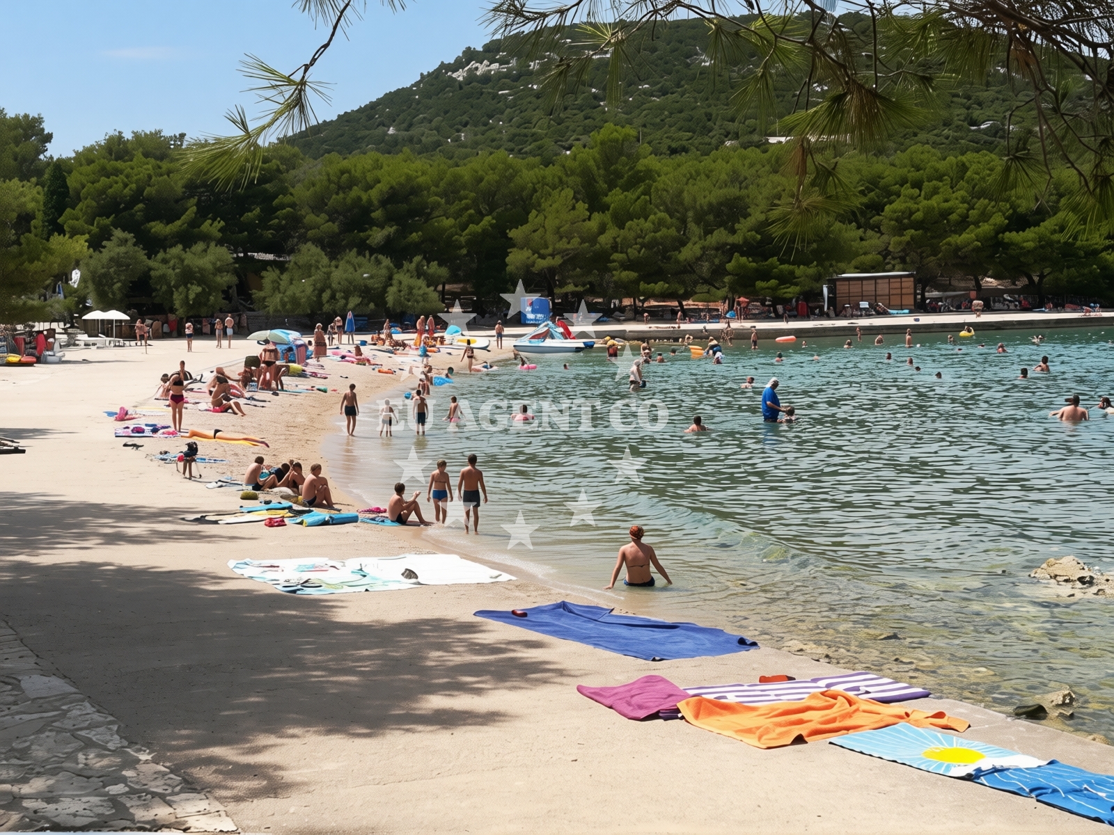 Additional view of Jazina beach in Put Jazine 269 Stan, Tisno