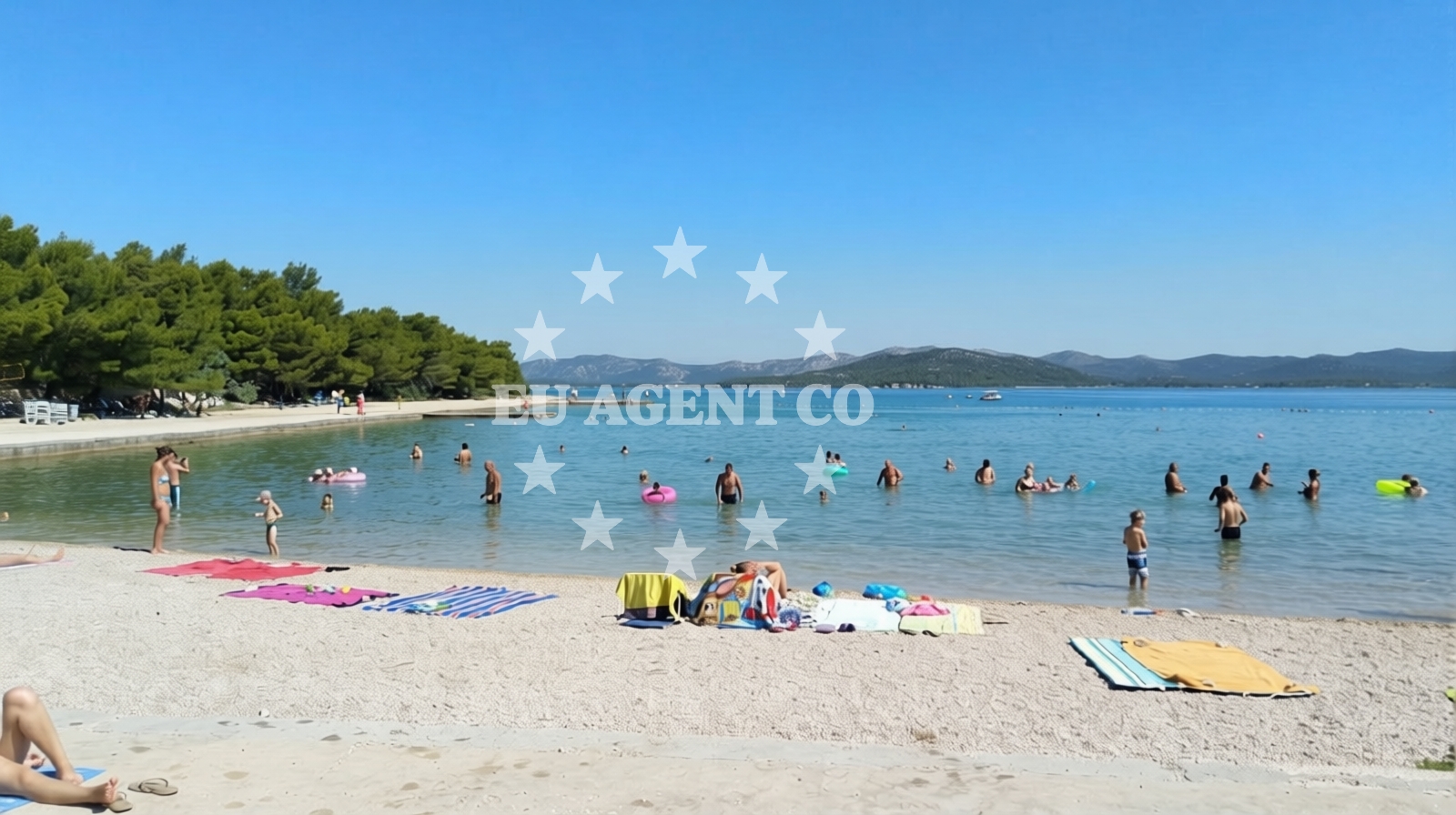 Additional view of Jazina beach in Put Jazine 269 Stan, Tisno