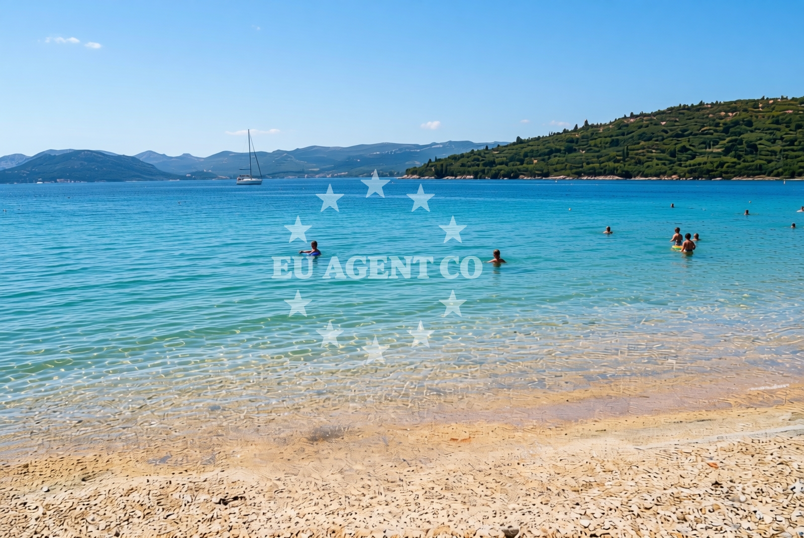 Additional view of Jazina beach in Put Jazine 269 Stan, Tisno