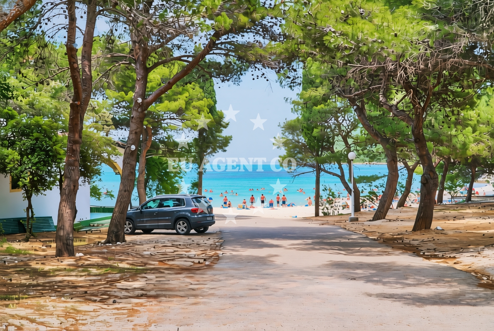 Additional view of Jazina beach in Put Jazine 269 Stan, Tisno