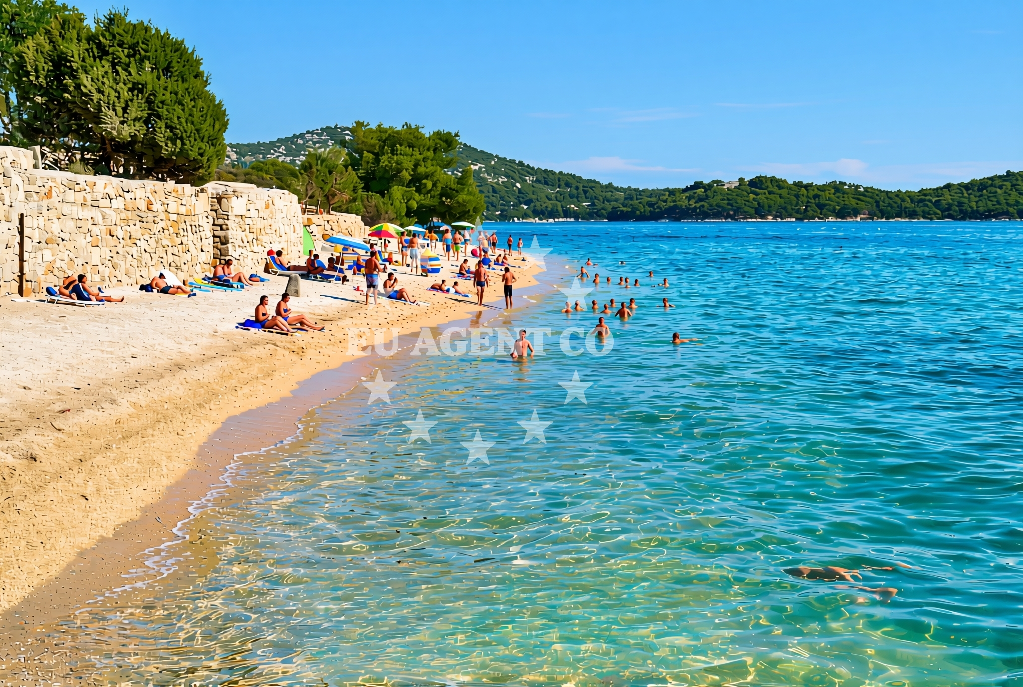 Additional view of Jazina II beach in Ante Starcevica 140, Tisno