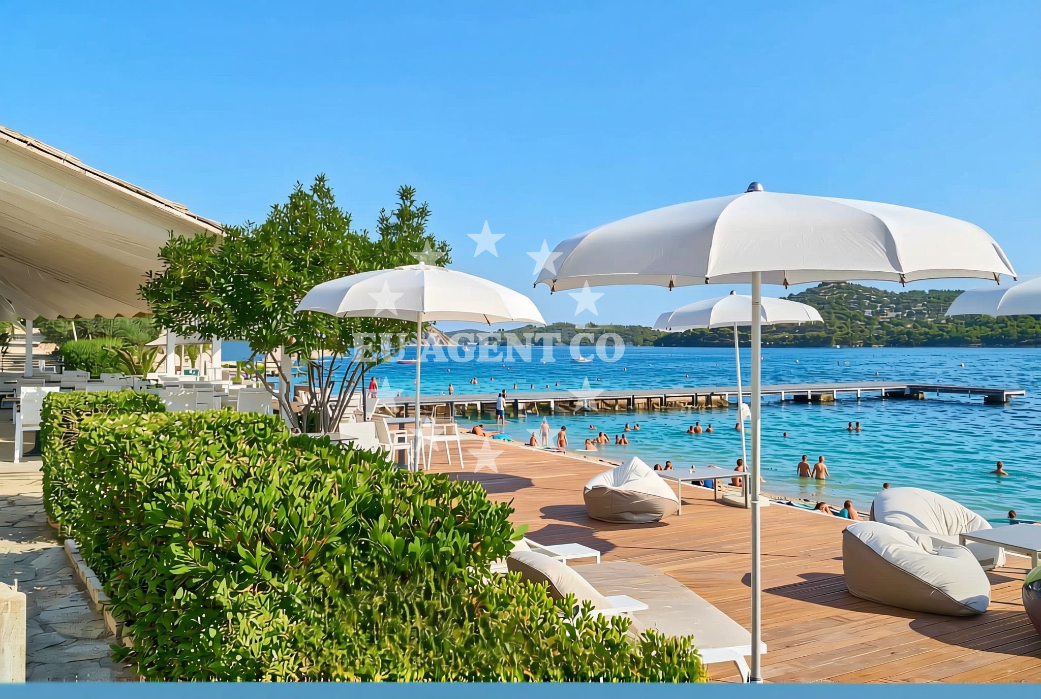 Additional view of Jazina II beach in Ante Starcevica 140, Tisno