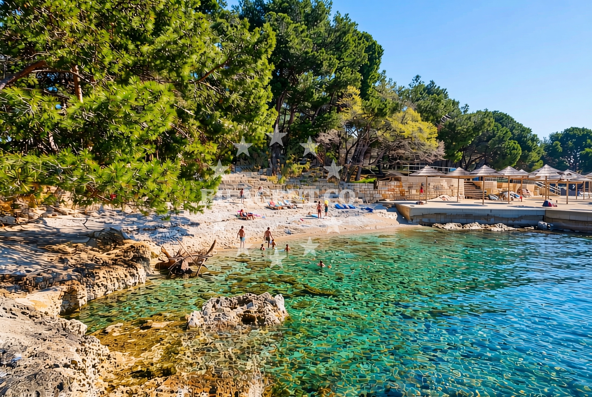 Additional view of Jedro beach