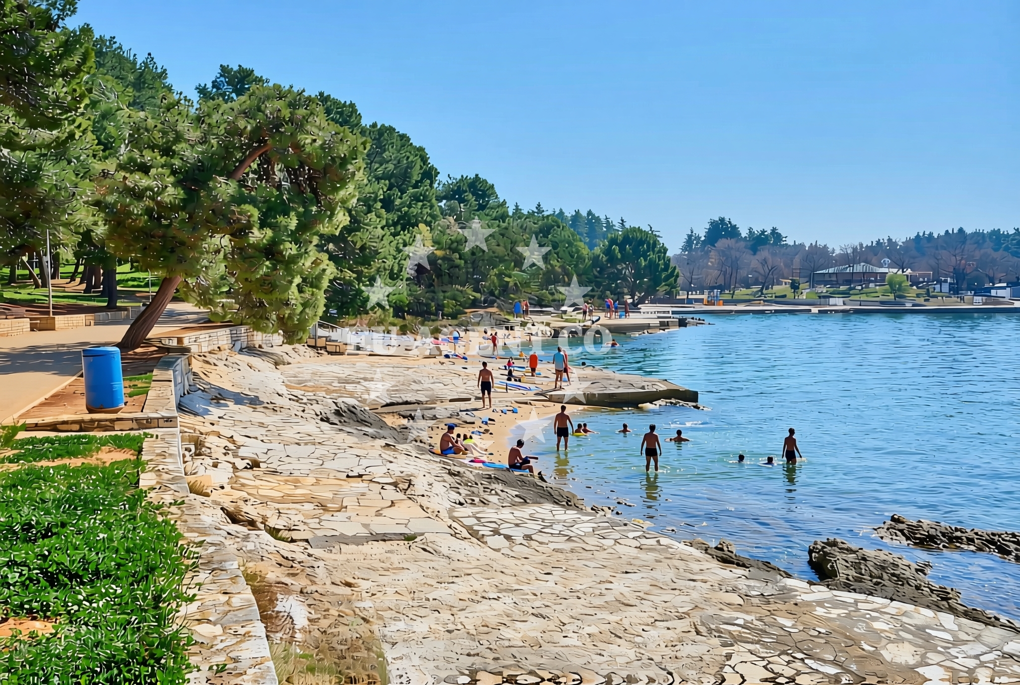 Additional view of Jedro beach