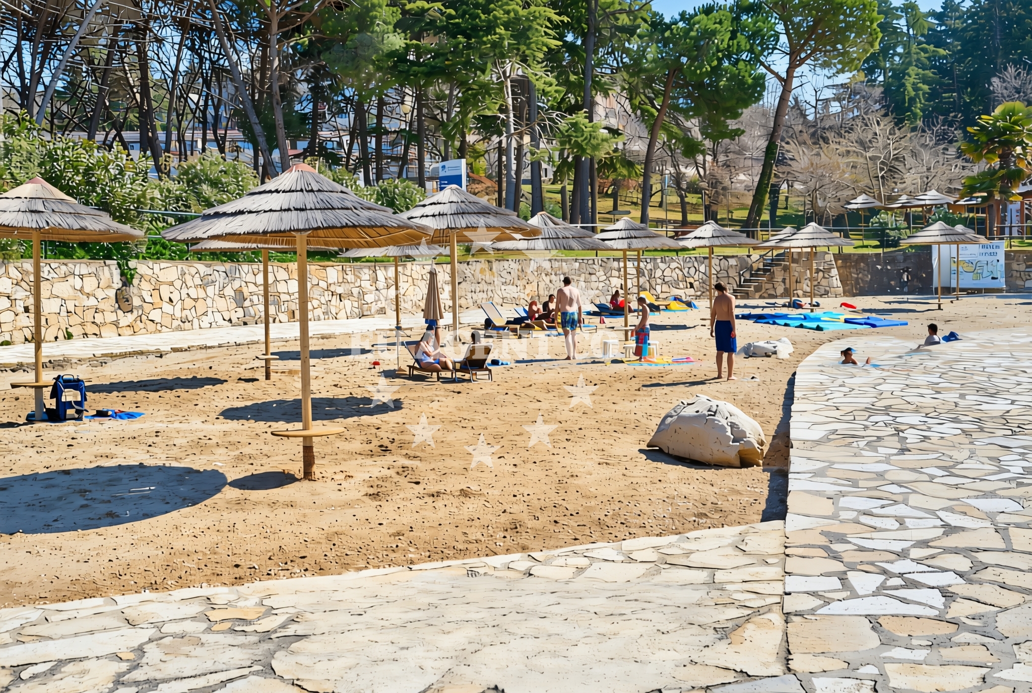 Additional view of Jedro beach