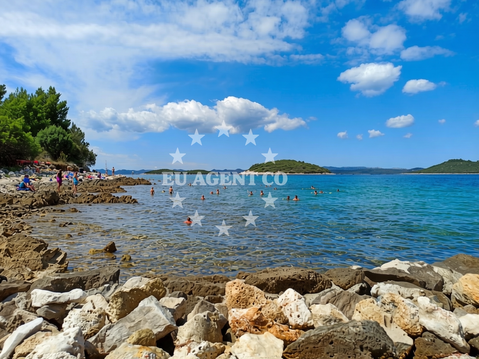 Additional view of Jelenica beach in IV Ulica 1, Kukljica