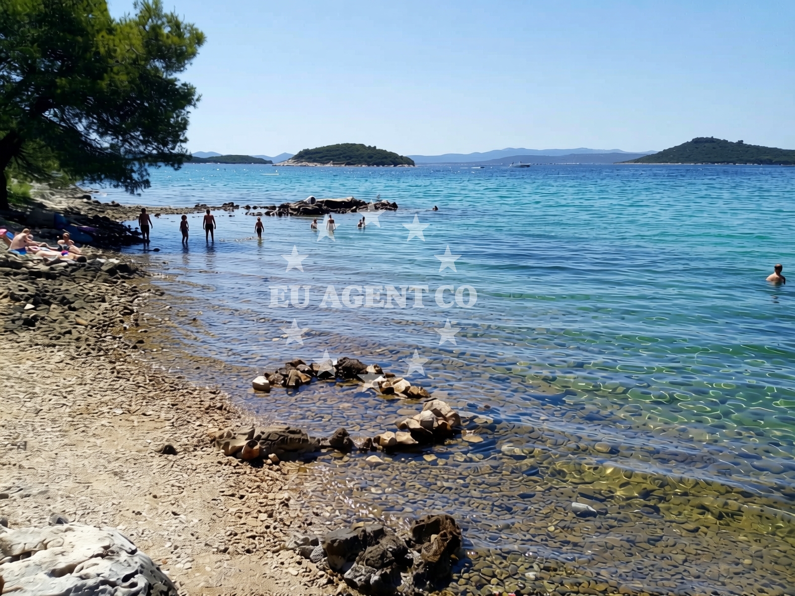 Additional view of Jelenica beach in IV Ulica 1, Kukljica