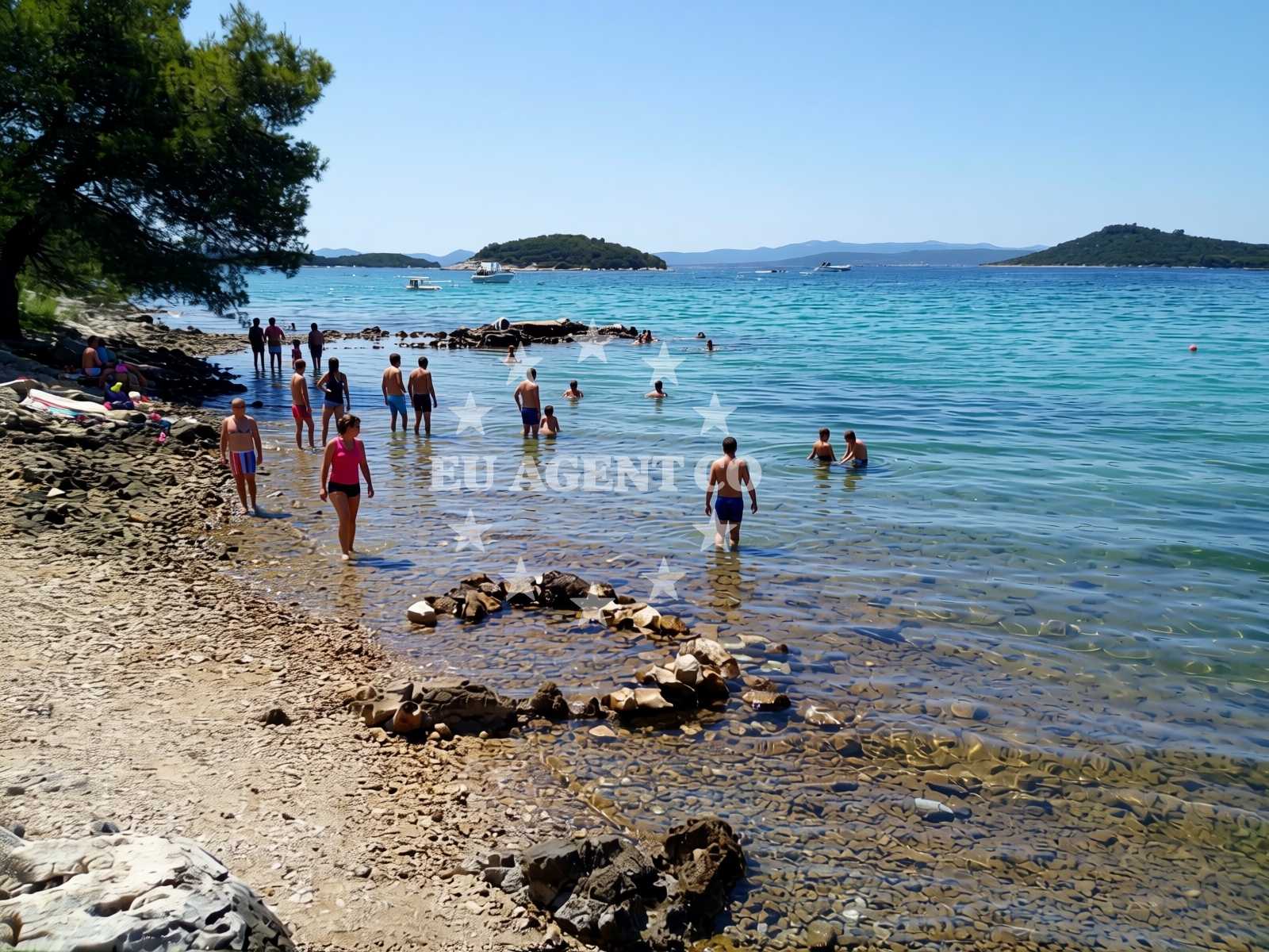 Additional view of Jelenica beach in IV Ulica 1, Kukljica