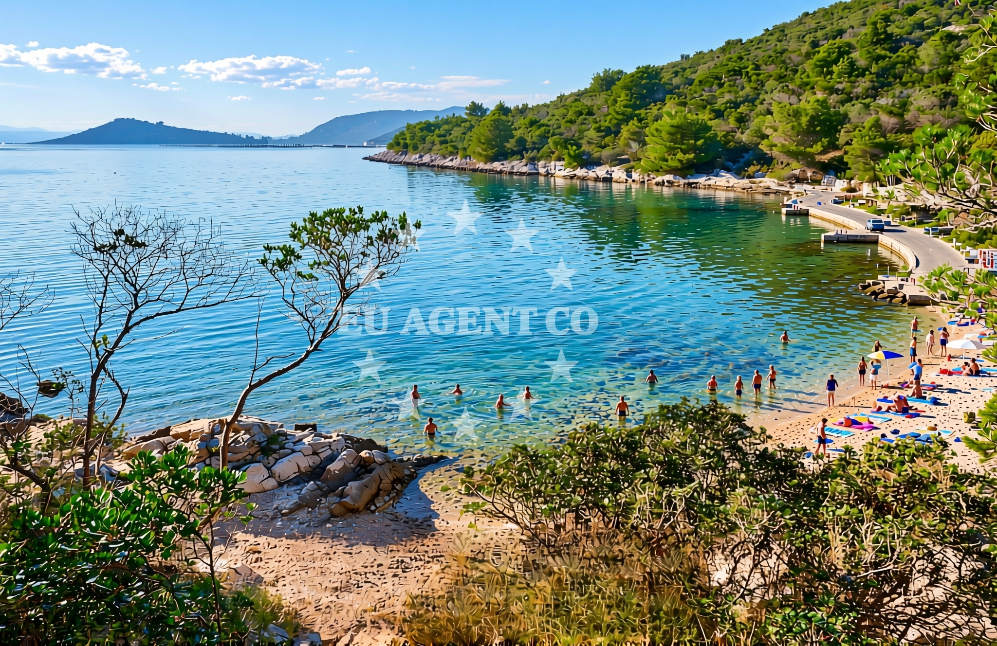 Additional view of Jelenica beach in IV Ulica 1, Kukljica