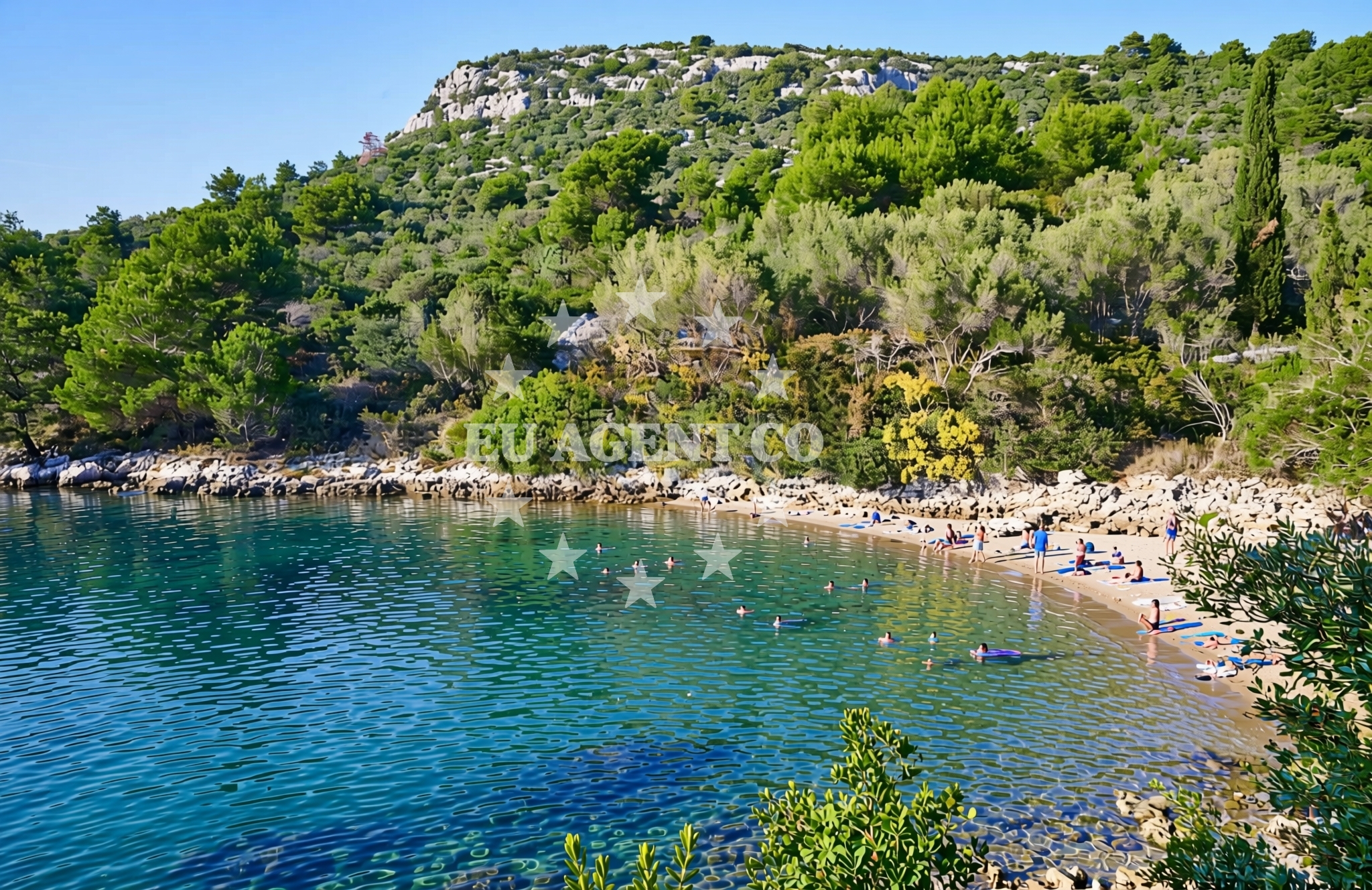 Additional view of Jelenica beach in IV Ulica 1, Kukljica