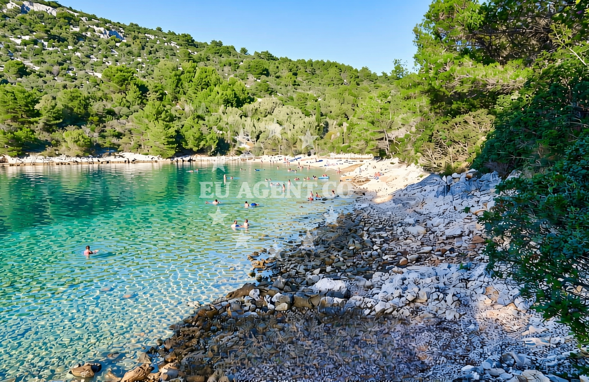Additional view of Jelenica beach in IV Ulica 1, Kukljica