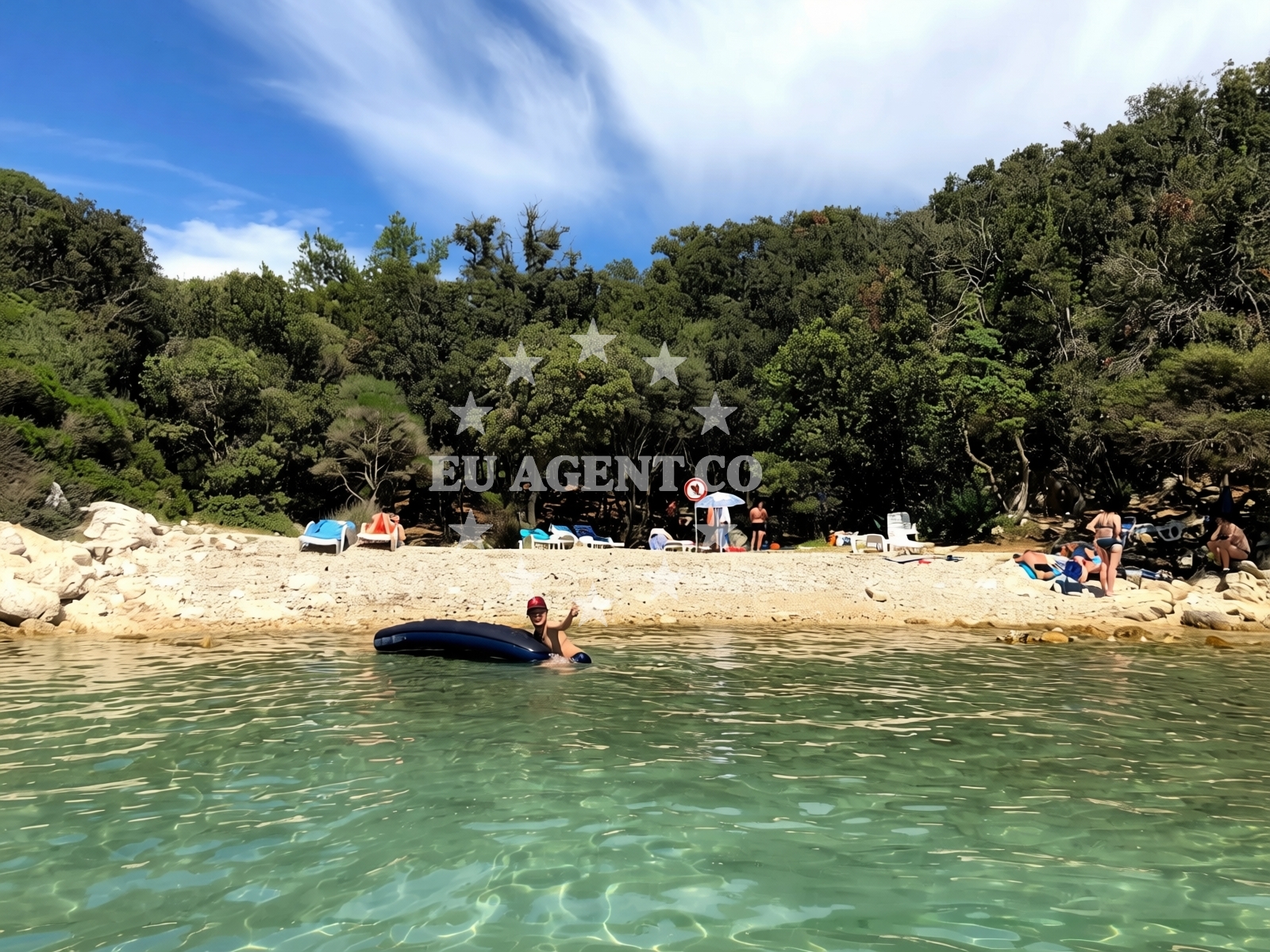 Additional view of Jelenovica beach in Kampor 99, Rab