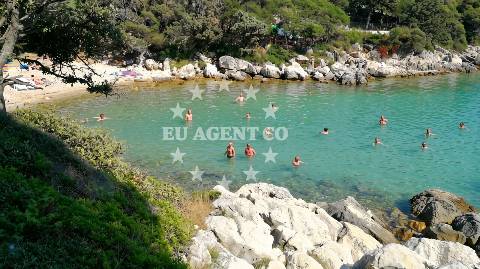 Additional view of Jelenovica beach in Kampor 99, Rab