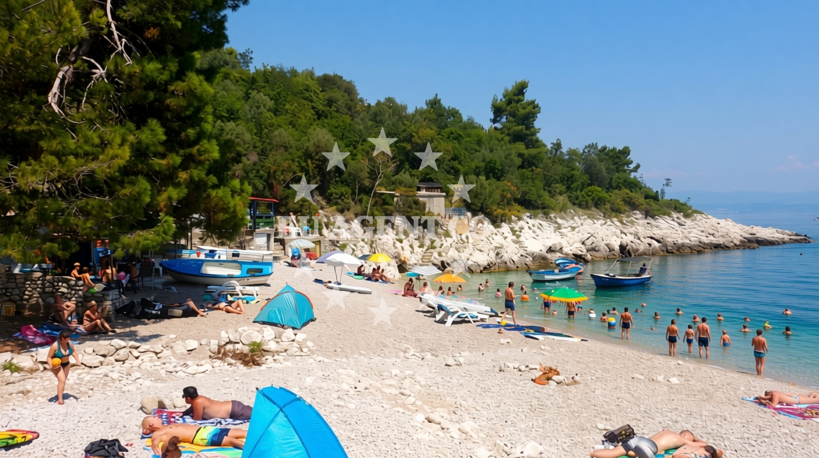 Additional view of Jelenscica beach in Špingaroli 3e, Martina