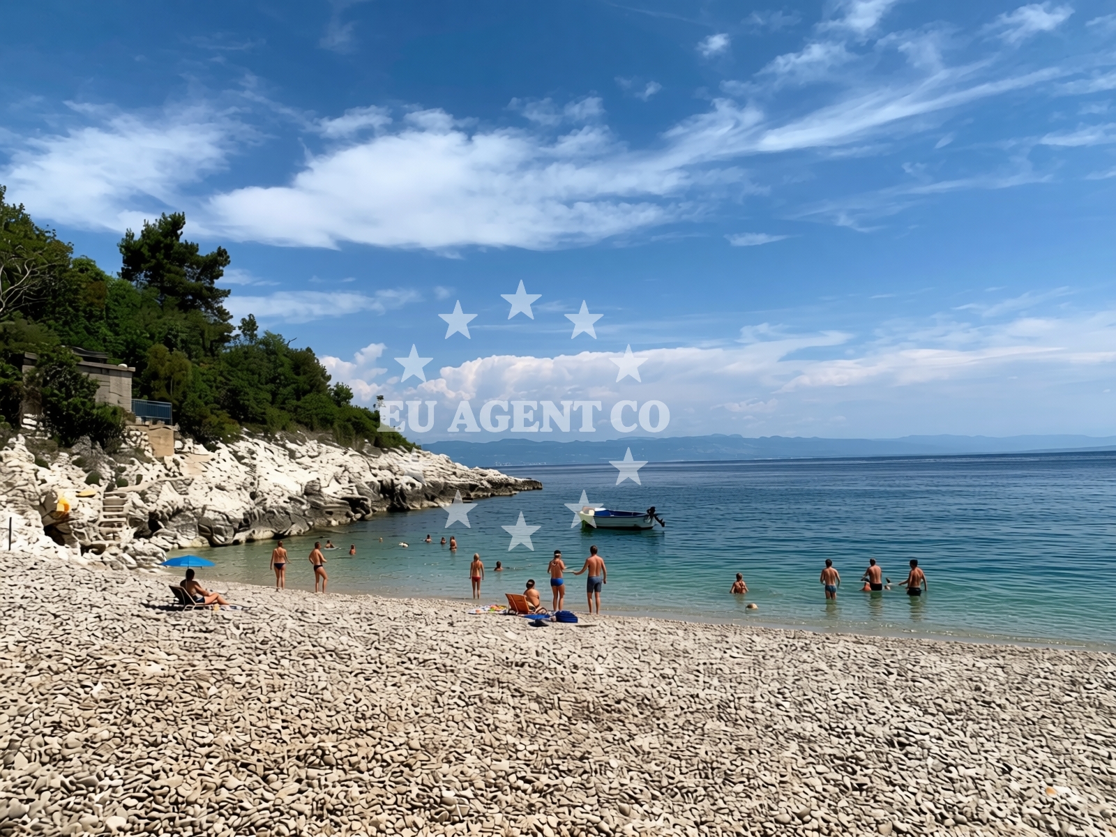 Additional view of Jelenscica beach in Špingaroli 3e, Martina