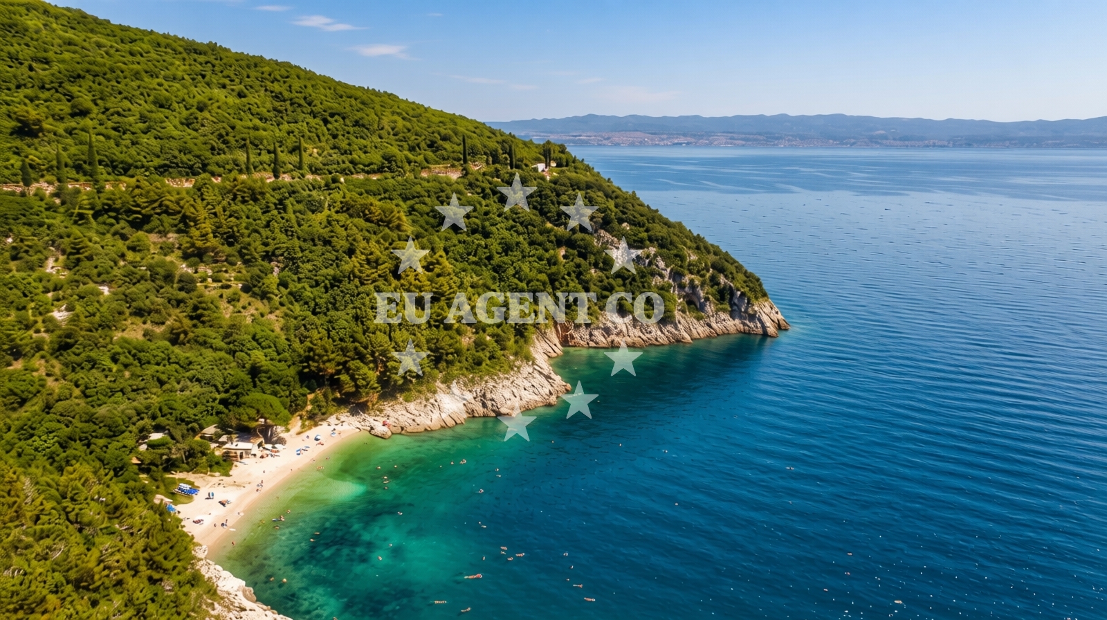 Additional view of Jelenscica beach in Špingaroli 3e, Martina