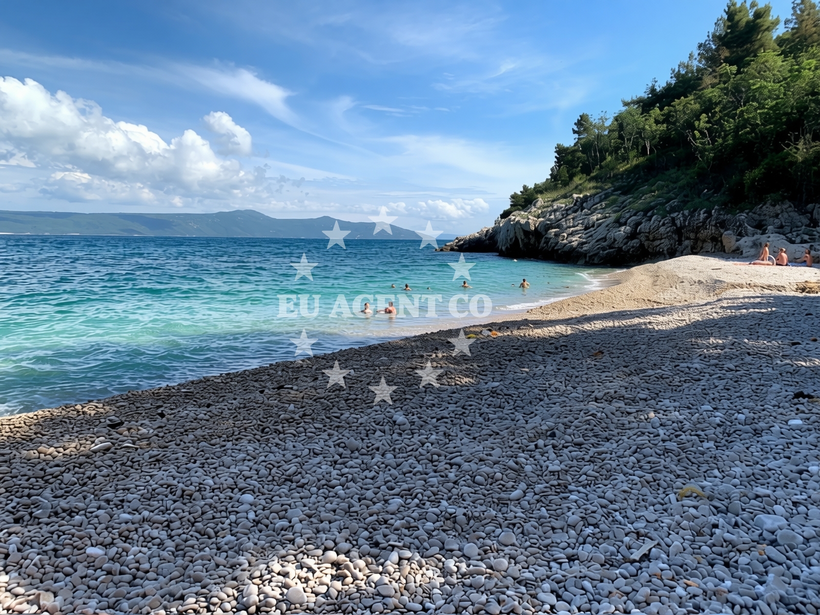 Additional view of Jelenscica beach in Špingaroli 3e, Martina