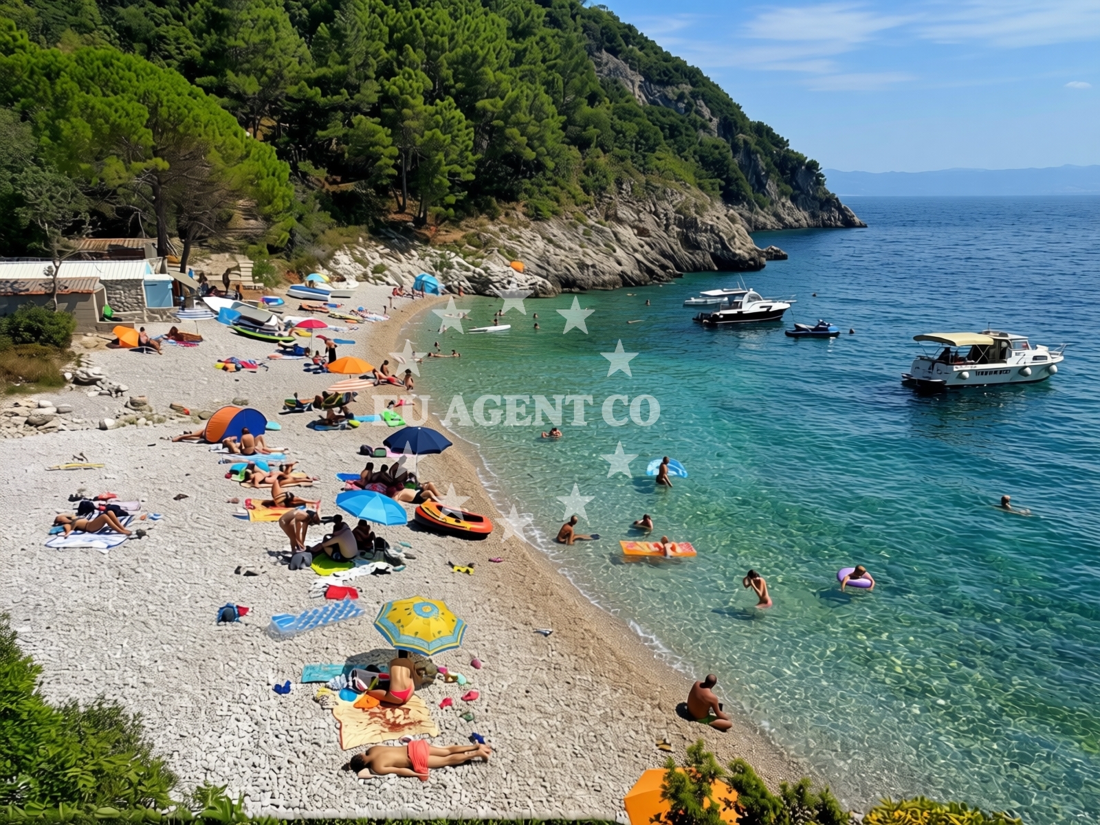 Additional view of Jelenscica beach in Špingaroli 3e, Martina
