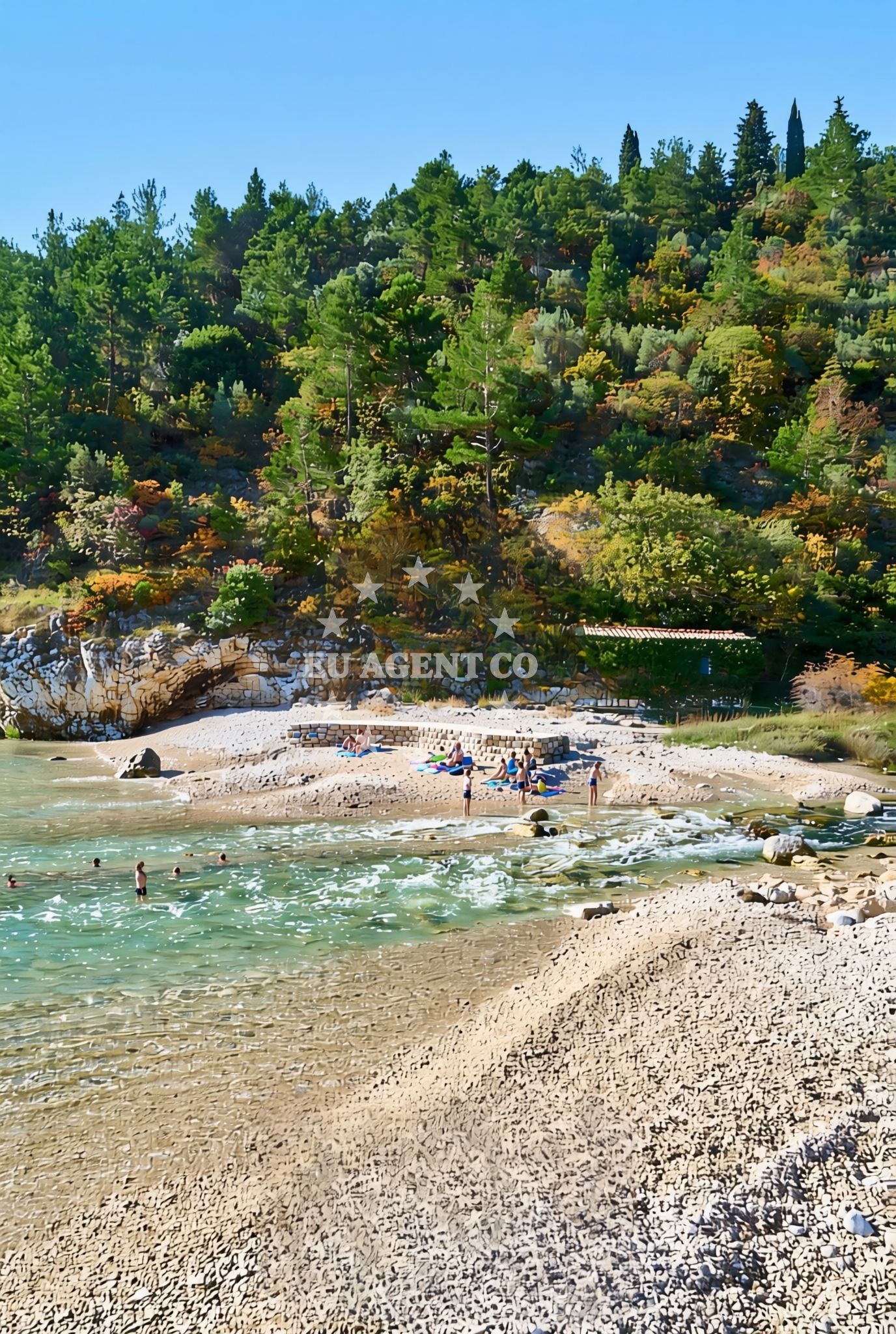 Additional view of Jelenscica beach in Špingaroli 3e, Martina