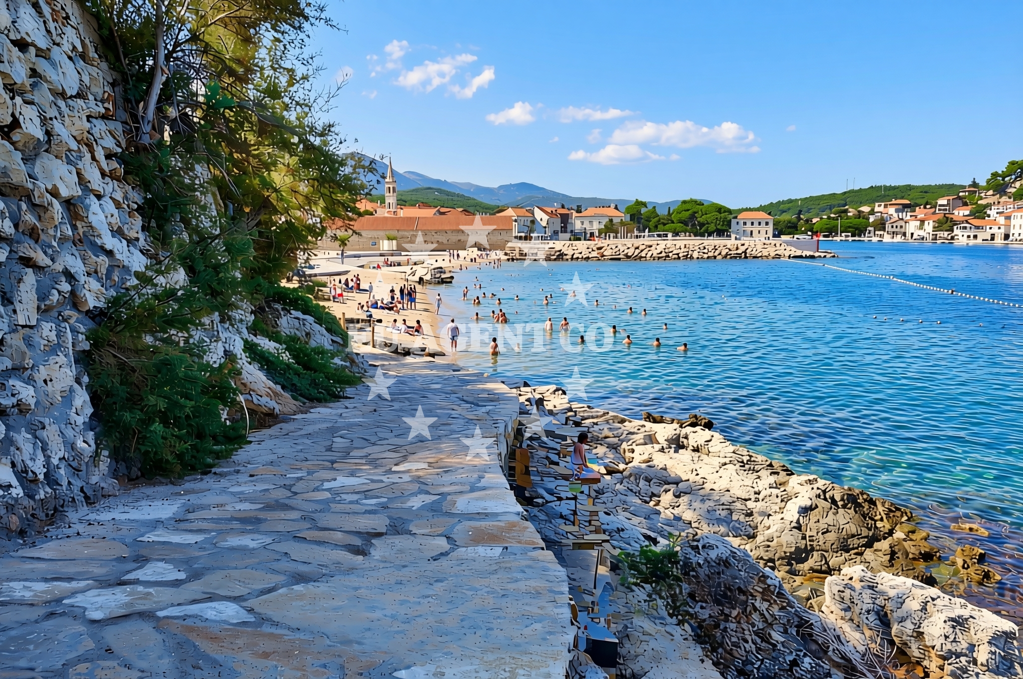 Beach facilities and surroundings at Jelsa (Hvar): beaches and coves (18) in Jelsa (Hvar)