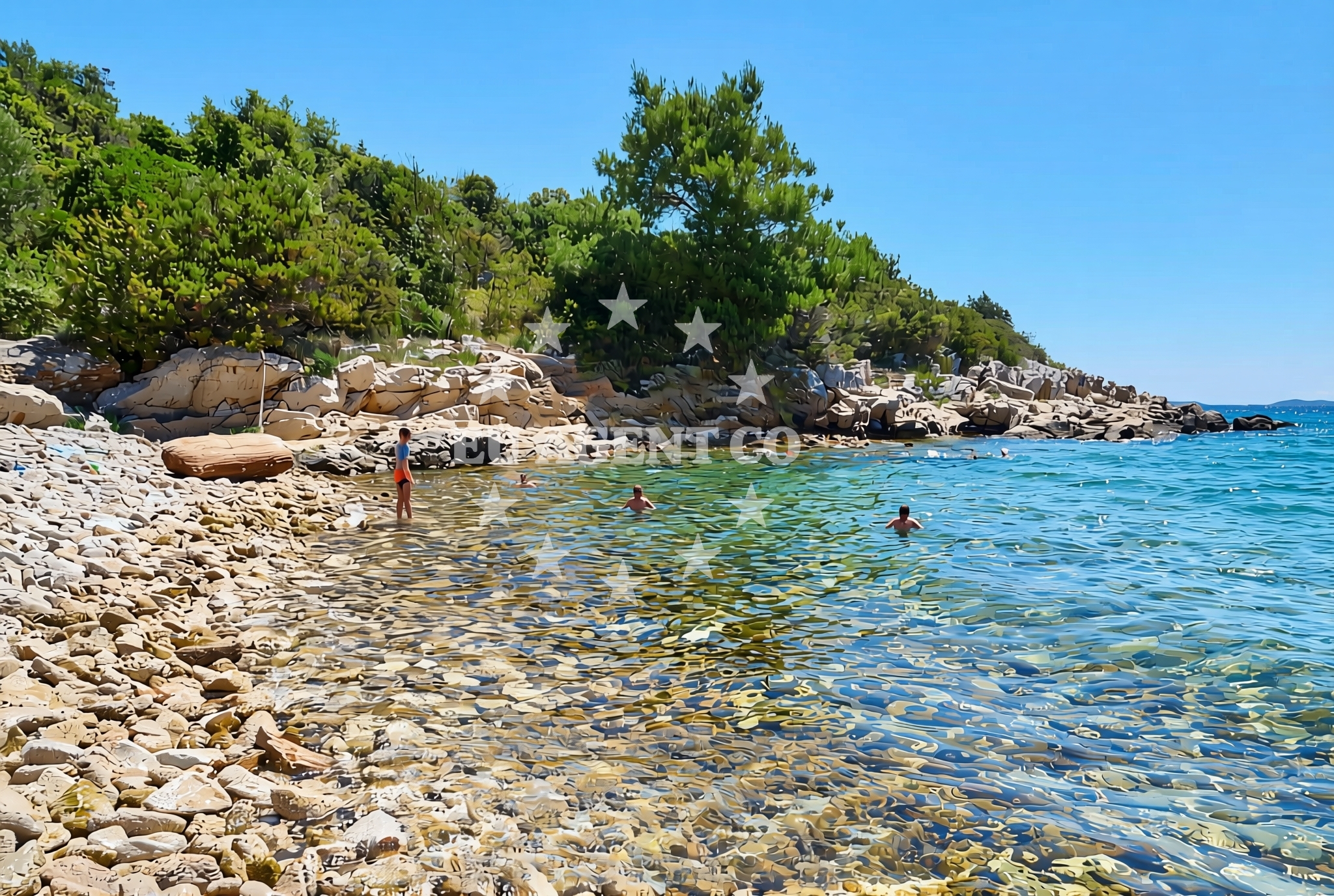 Additional view of Jezera (Murter): beaches and coves (10) in Jezera (Murter)