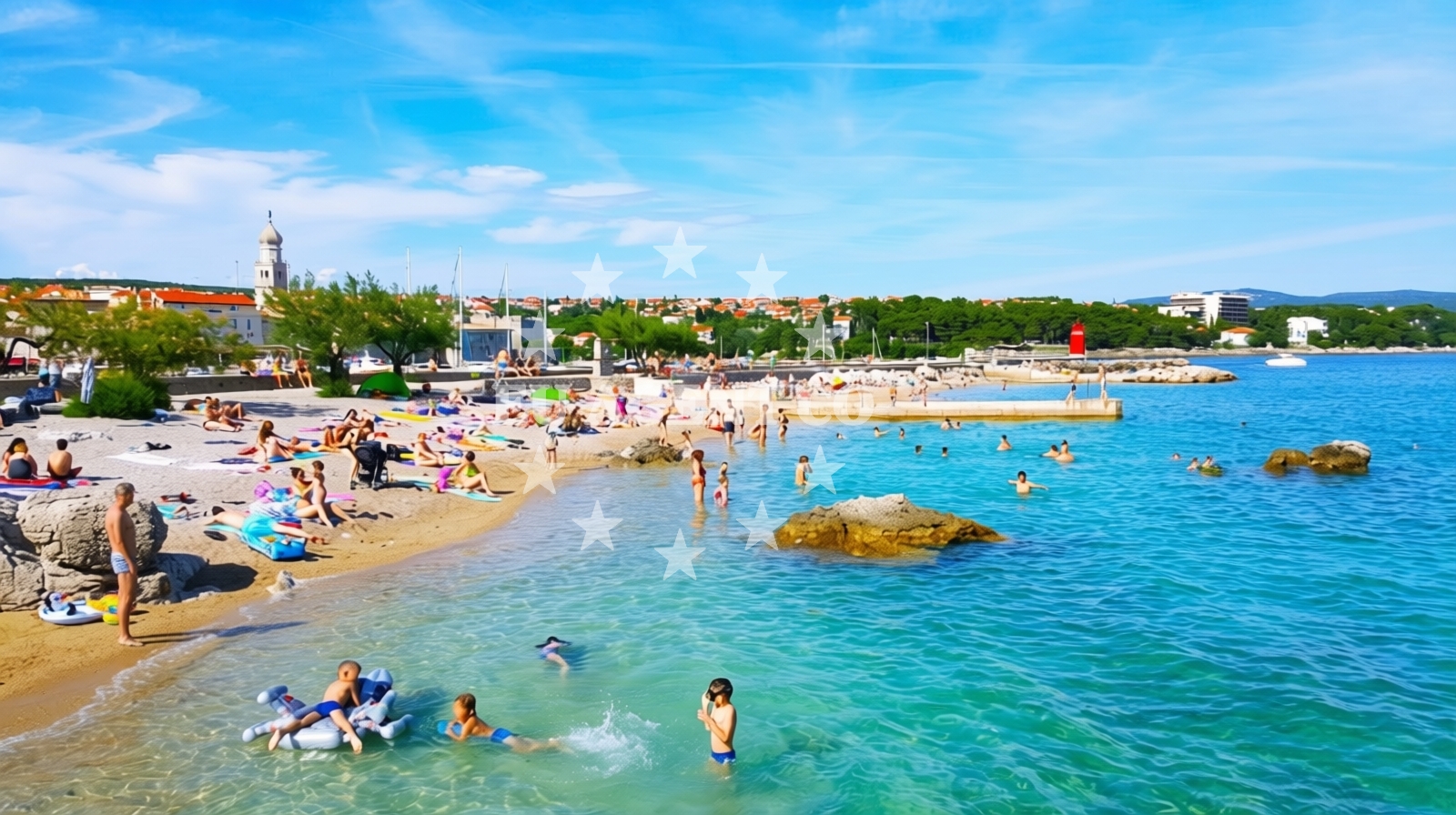 Additional view of Jezevac beach in 3 Ulica Braće Linardića, Krk