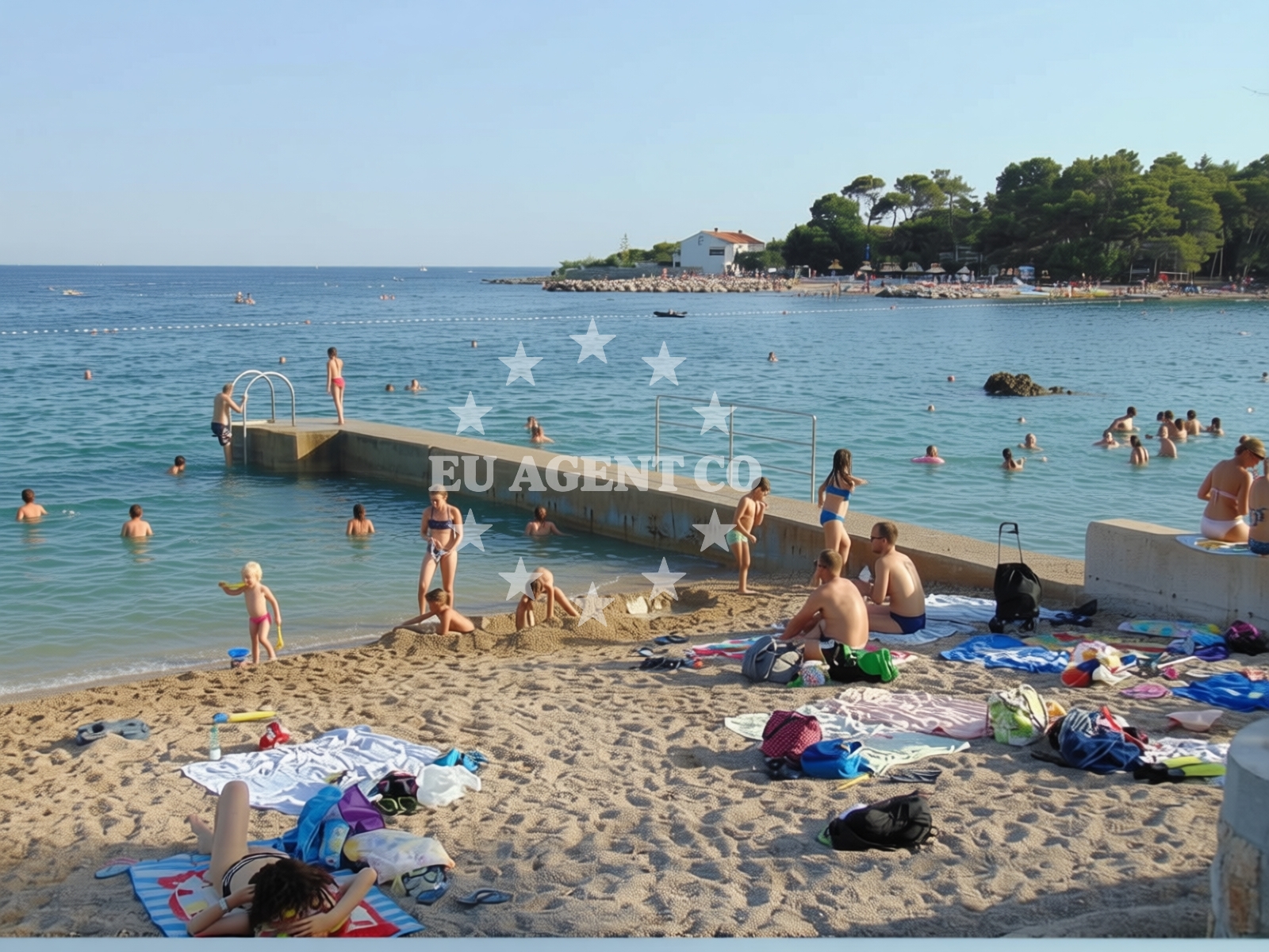 Additional view of Jezevac beach in 3 Ulica Braće Linardića, Krk