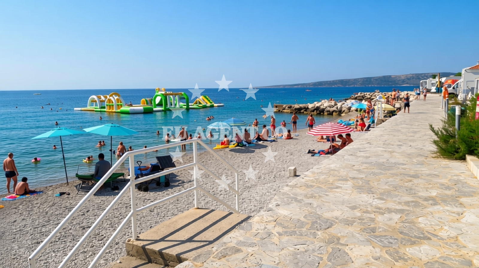 Additional view of Jezevac beach in 3 Ulica Braće Linardića, Krk
