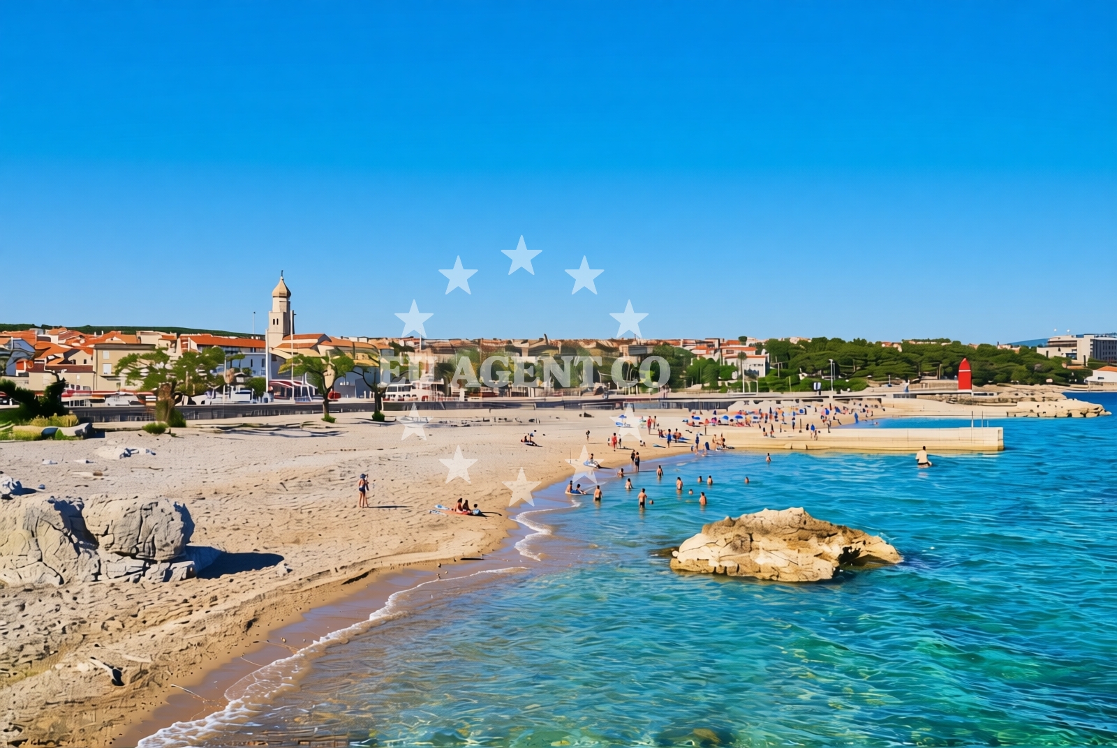 Additional view of Jezevac beach in 3 Ulica Braće Linardića, Krk