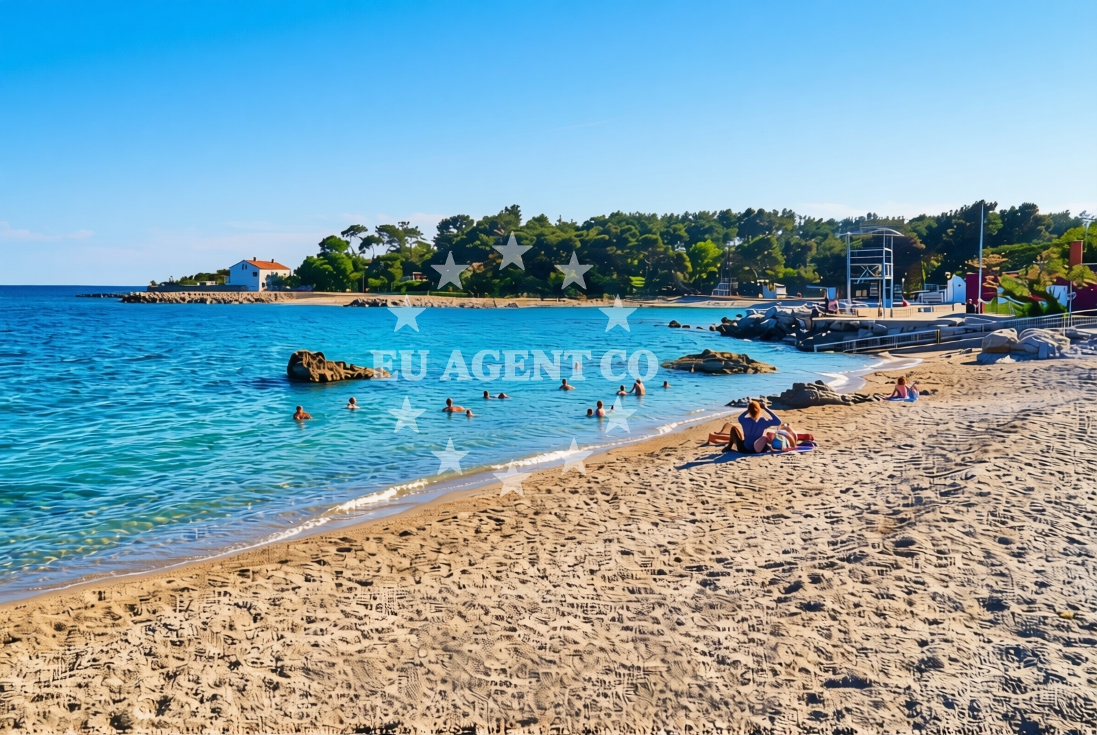 Additional view of Jezevac beach in 3 Ulica Braće Linardića, Krk