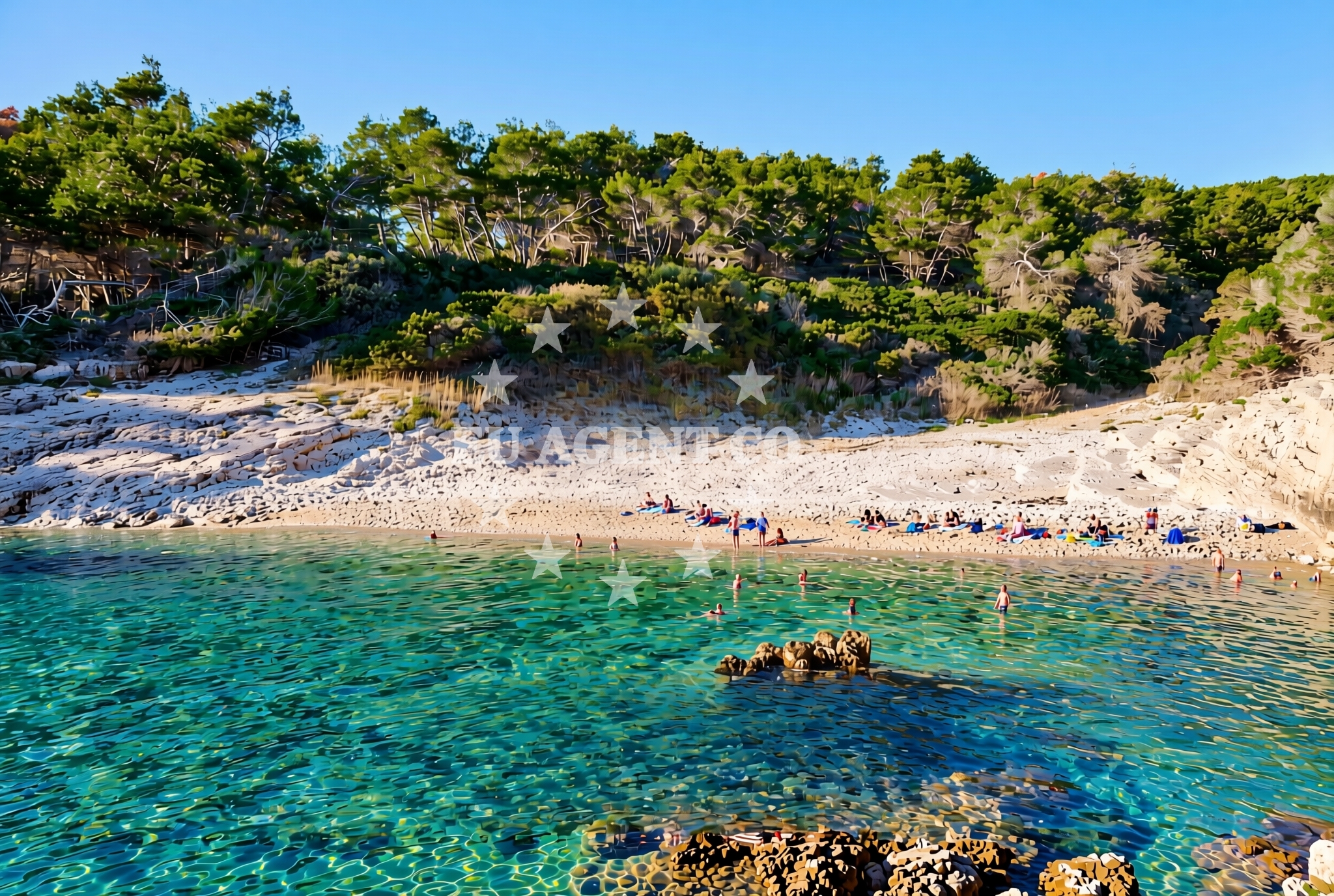 Additional view of Jugo beach in Zavalatica,333 Zavalatica, Zavalatica