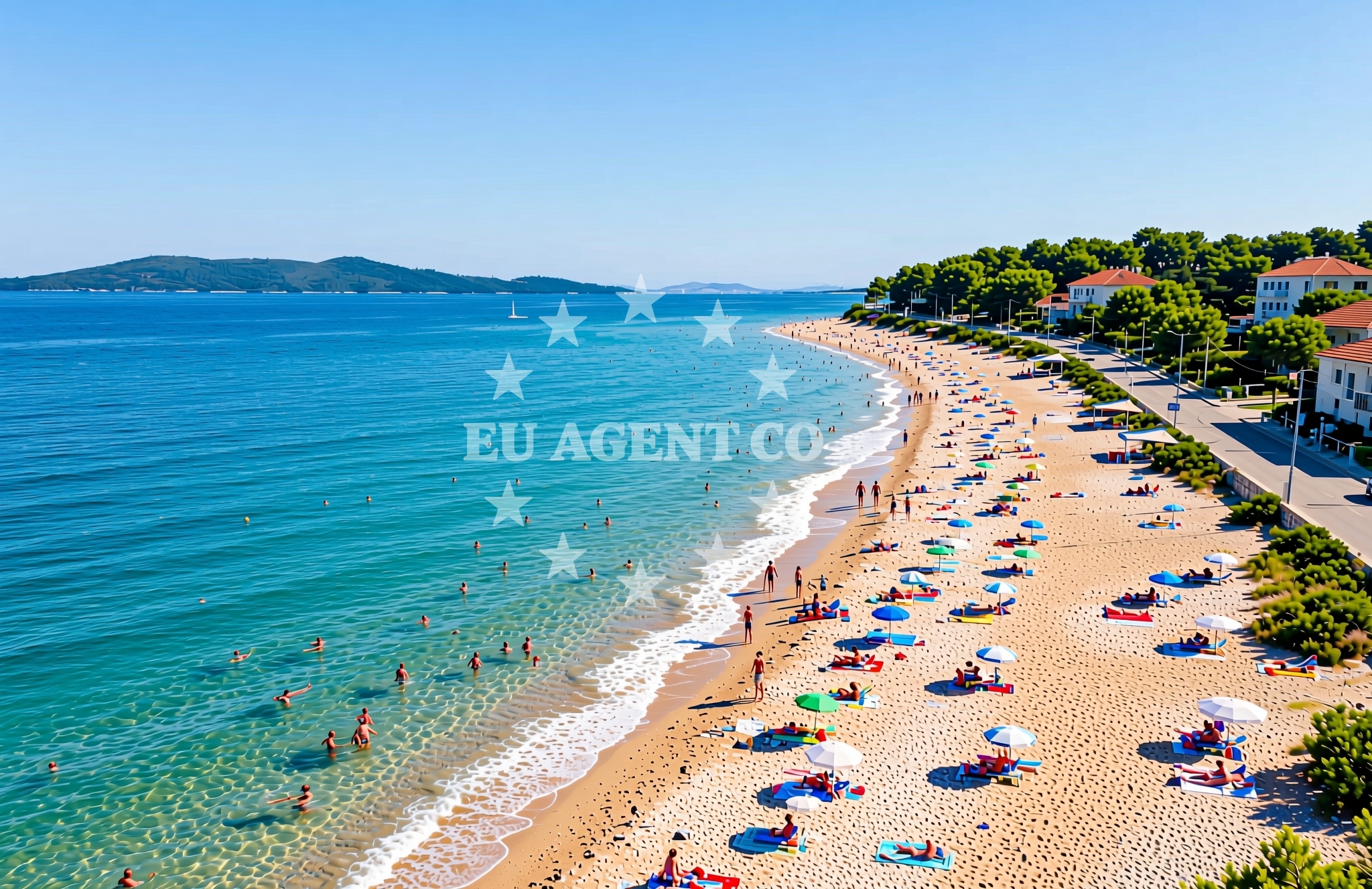 Additional view of Jugozapad, Krapanj (Krapanj) Beach in Jugozapad
