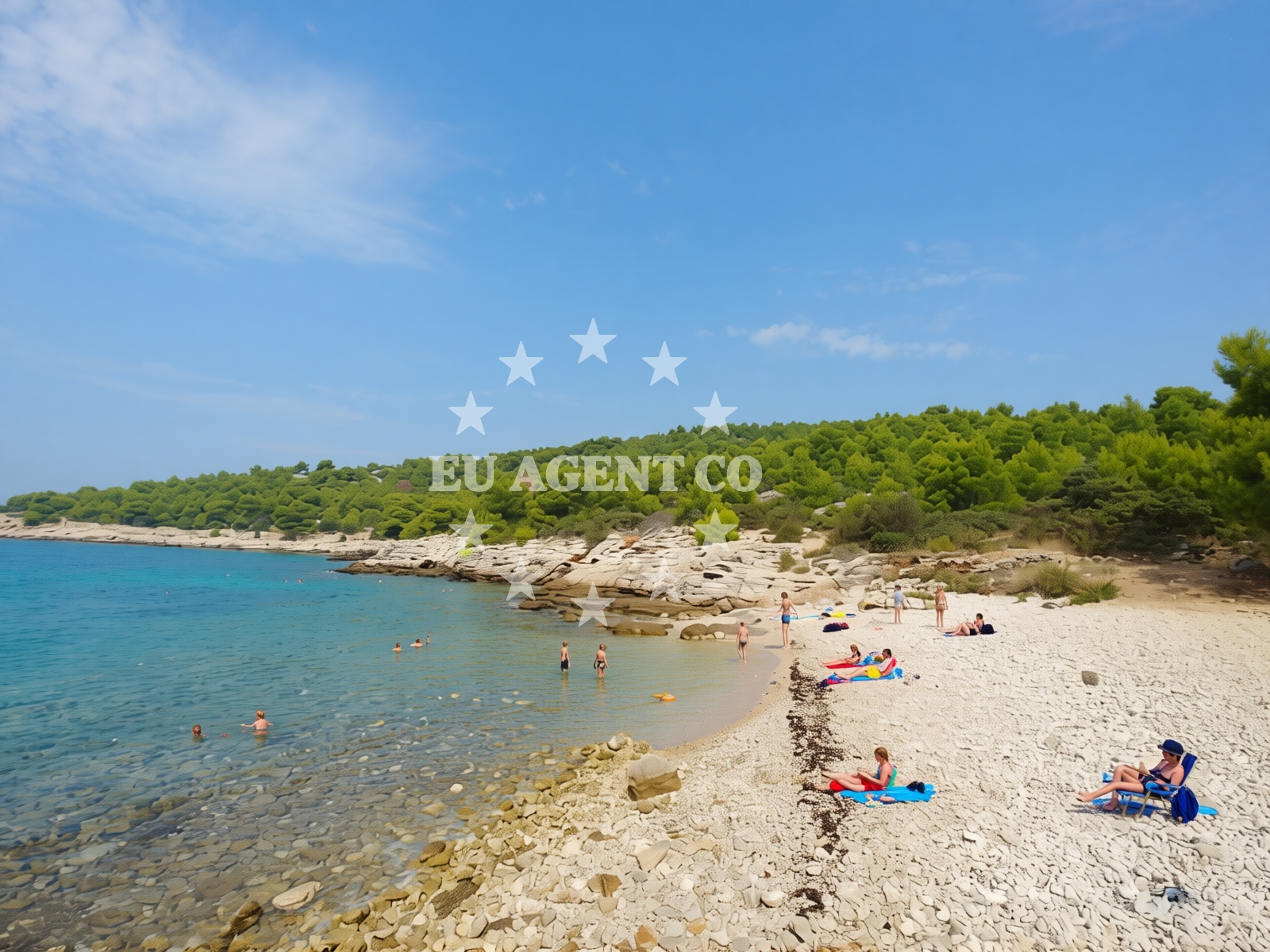 Overview of Julija beach in Obala Petra Krešimira IV 108B, Betina