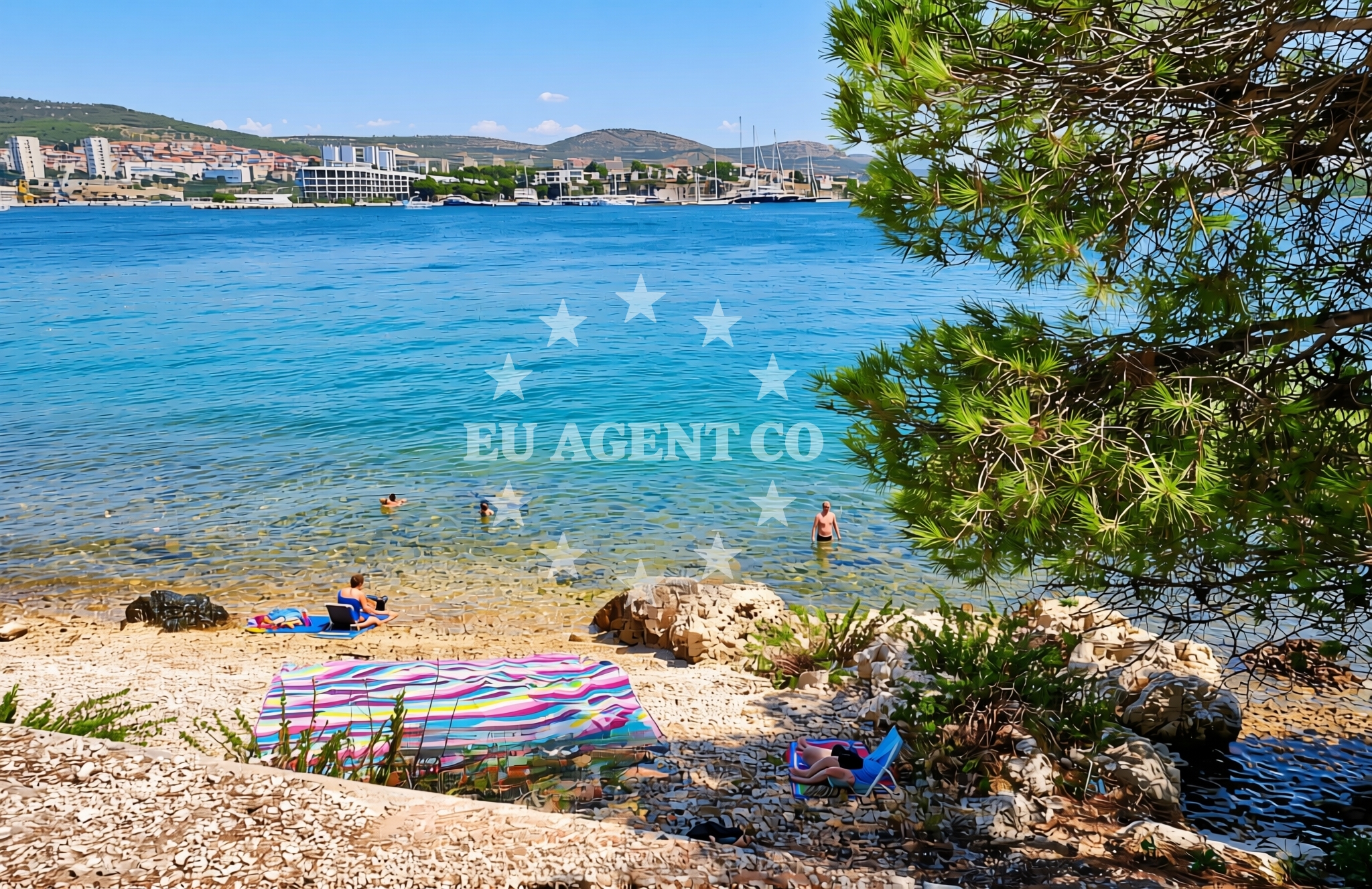 Overview of Jurkovići, Šibenik Beach in Jurkovići