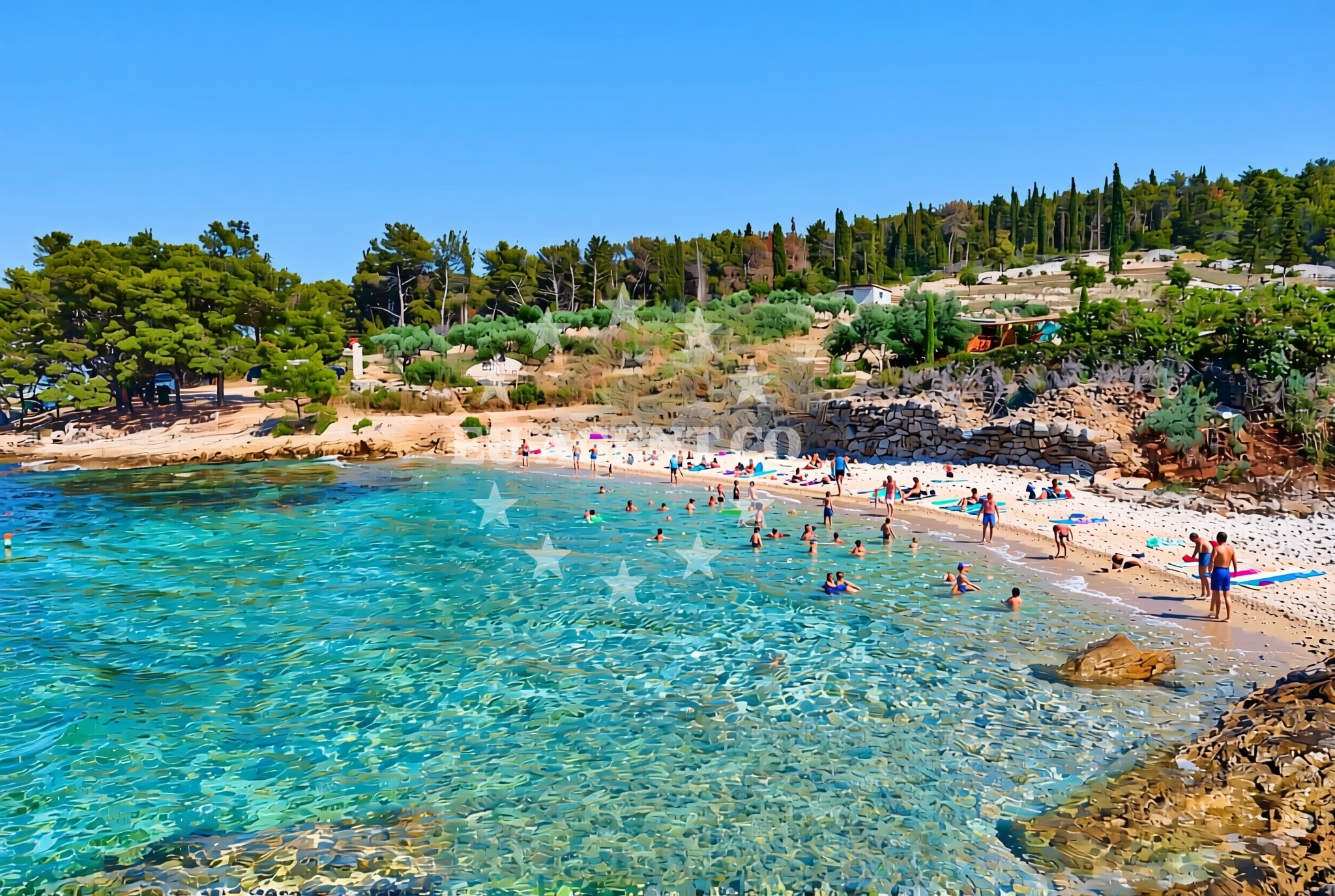 Additional view of Justitija beach in Braće Ivanović Valerijev 17, Sutivan