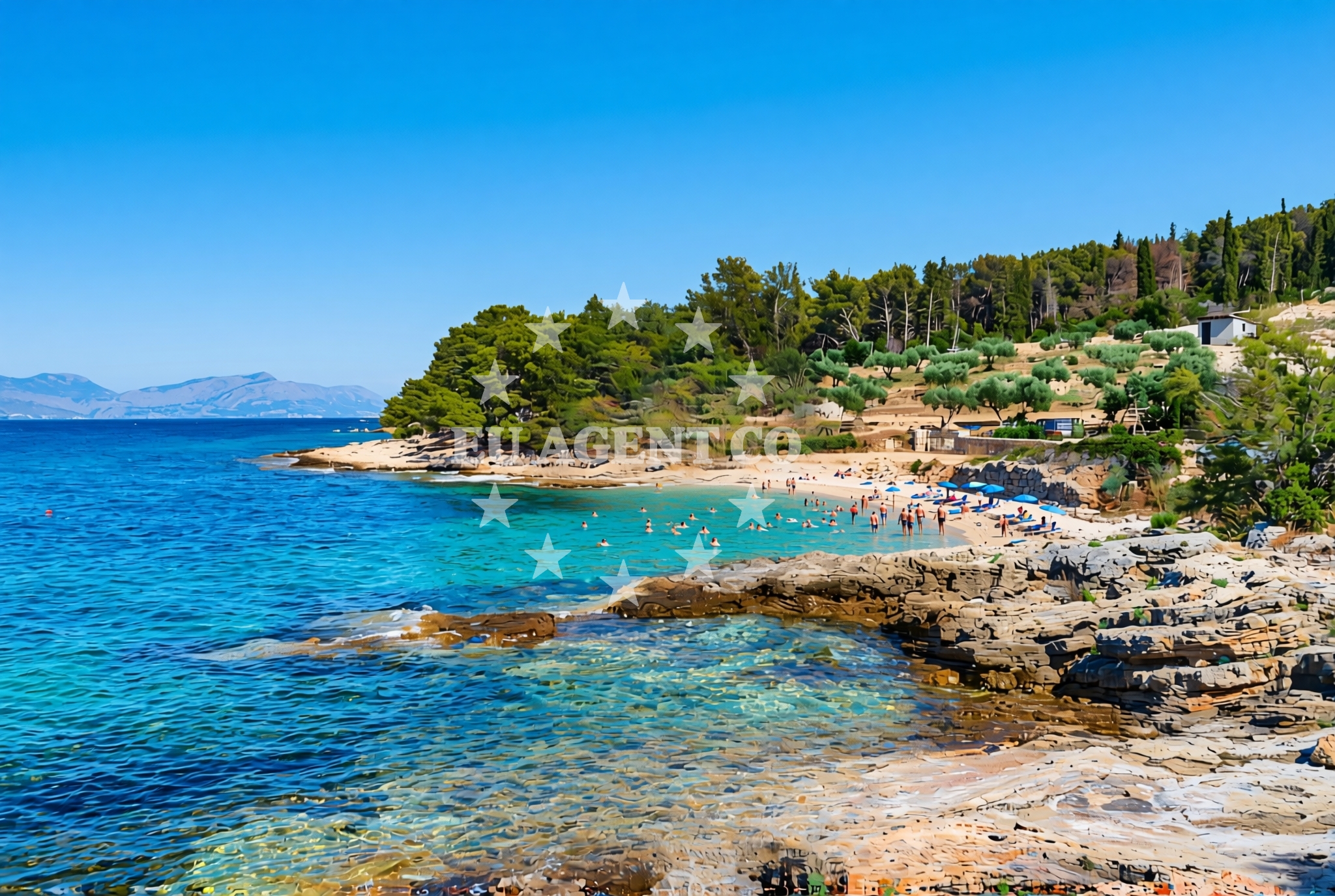 Additional view of Justitija beach in Braće Ivanović Valerijev 17, Sutivan