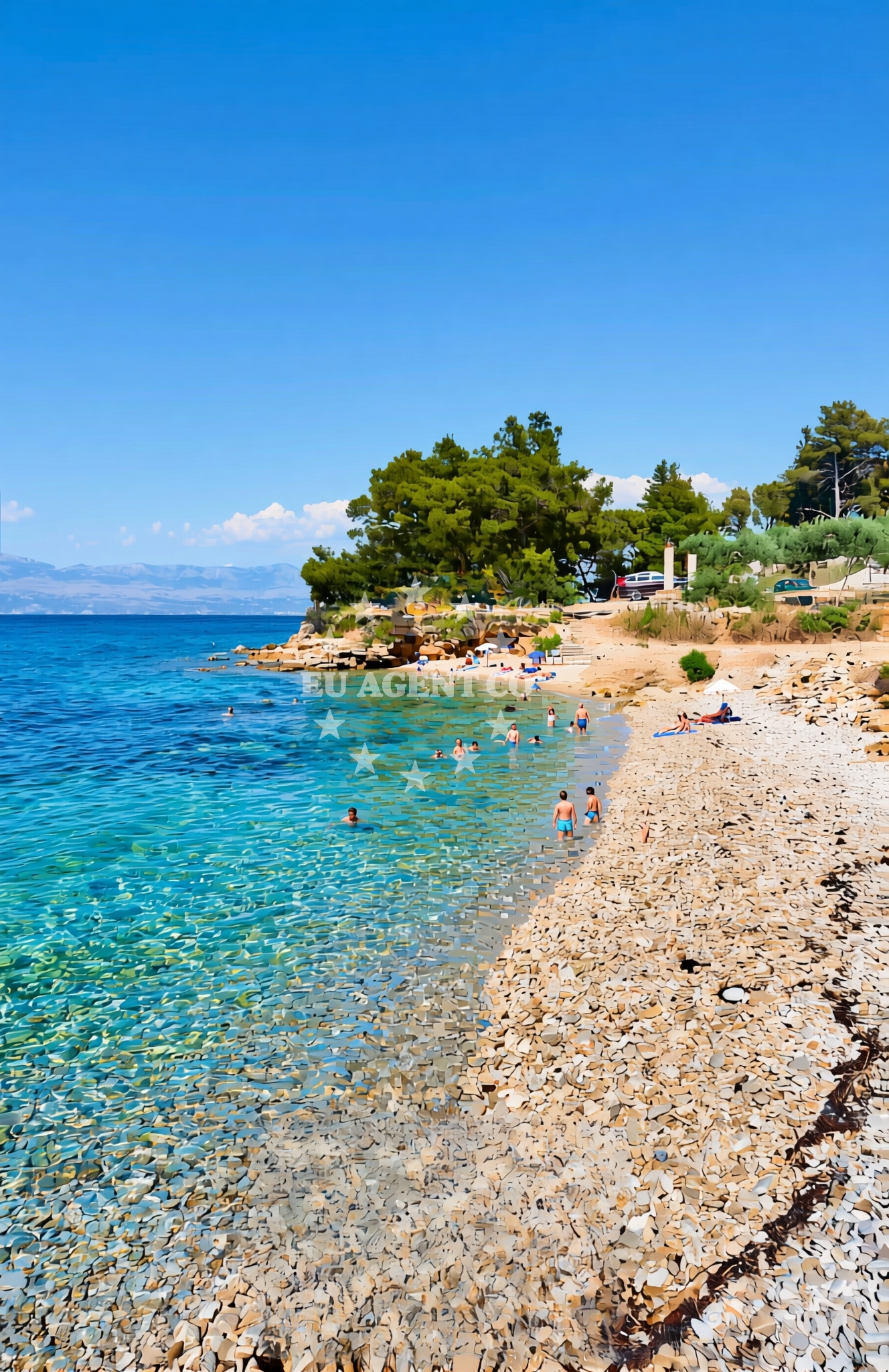 Additional view of Justitija beach in Braće Ivanović Valerijev 17, Sutivan