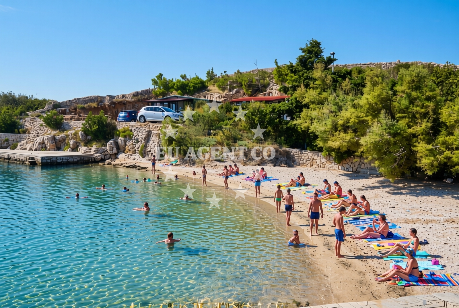 Additional view of Južni porat, Kustići (Pag) Beach in Južni porat