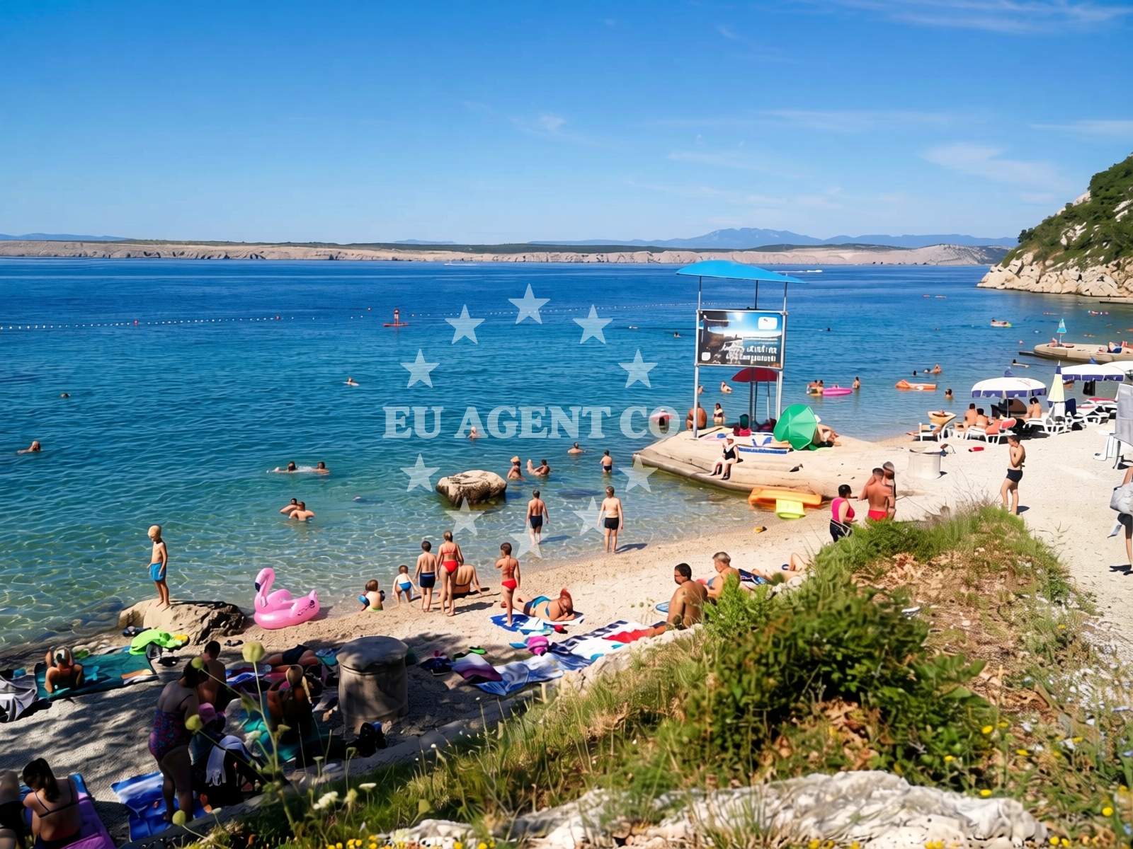 Additional view of Kacjak beach in Kačjak 83, Dramalj