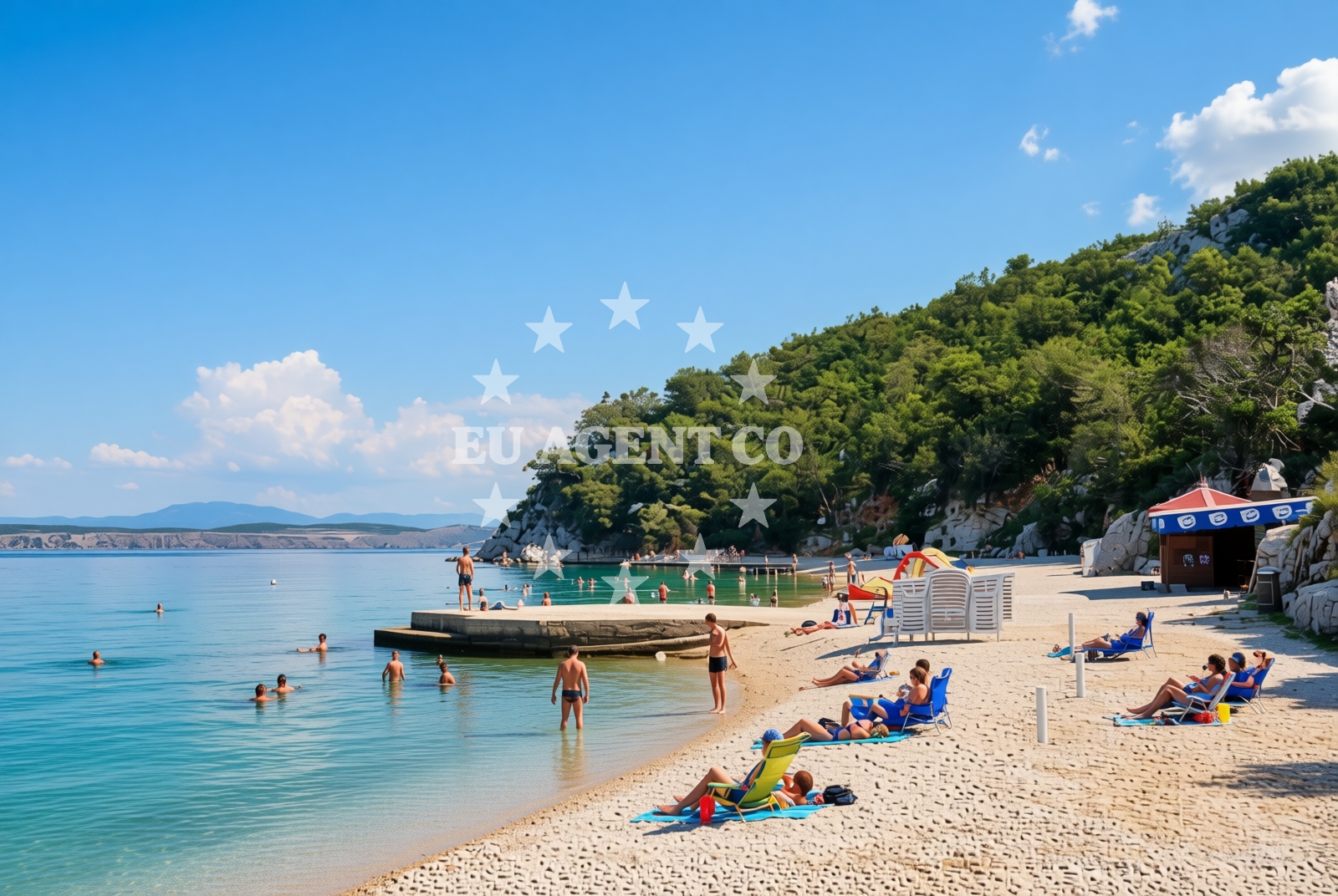 Additional view of Kacjak beach in Kačjak 83, Dramalj