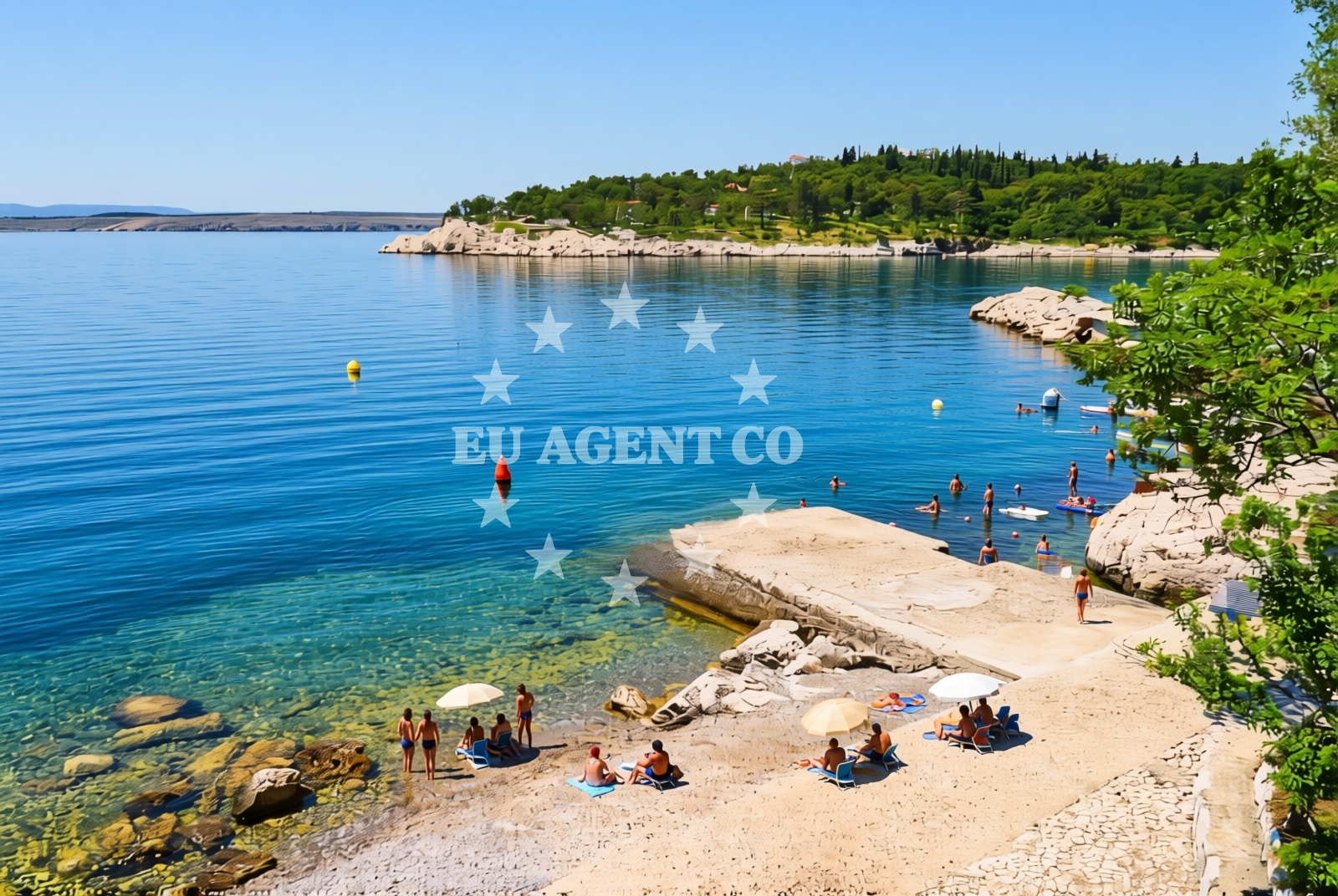 Additional view of Kacjak FKK Beach in Kačjak 83, Dramalj